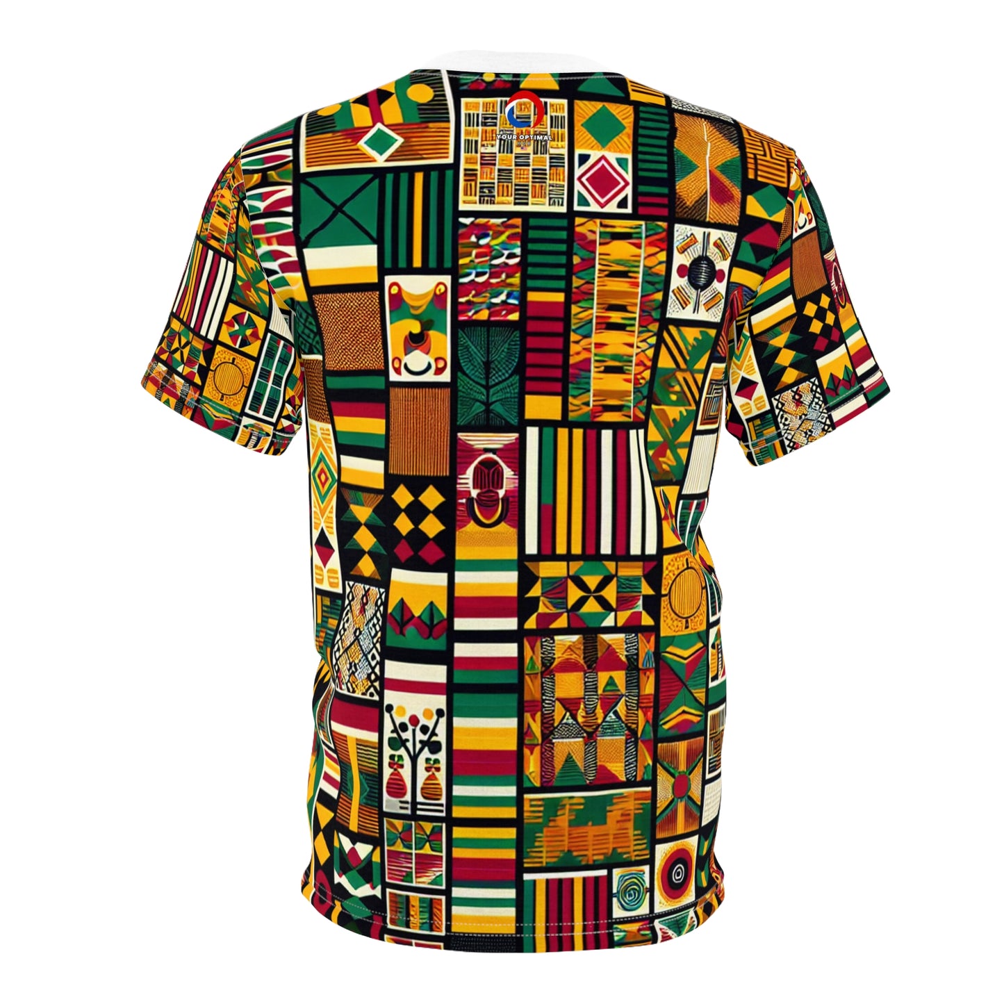 Vibrant Pan-African Heritage T-Shirt - Geometric Unity & Cultural Symbolism Tee - African Tribal Pattern-Inspired