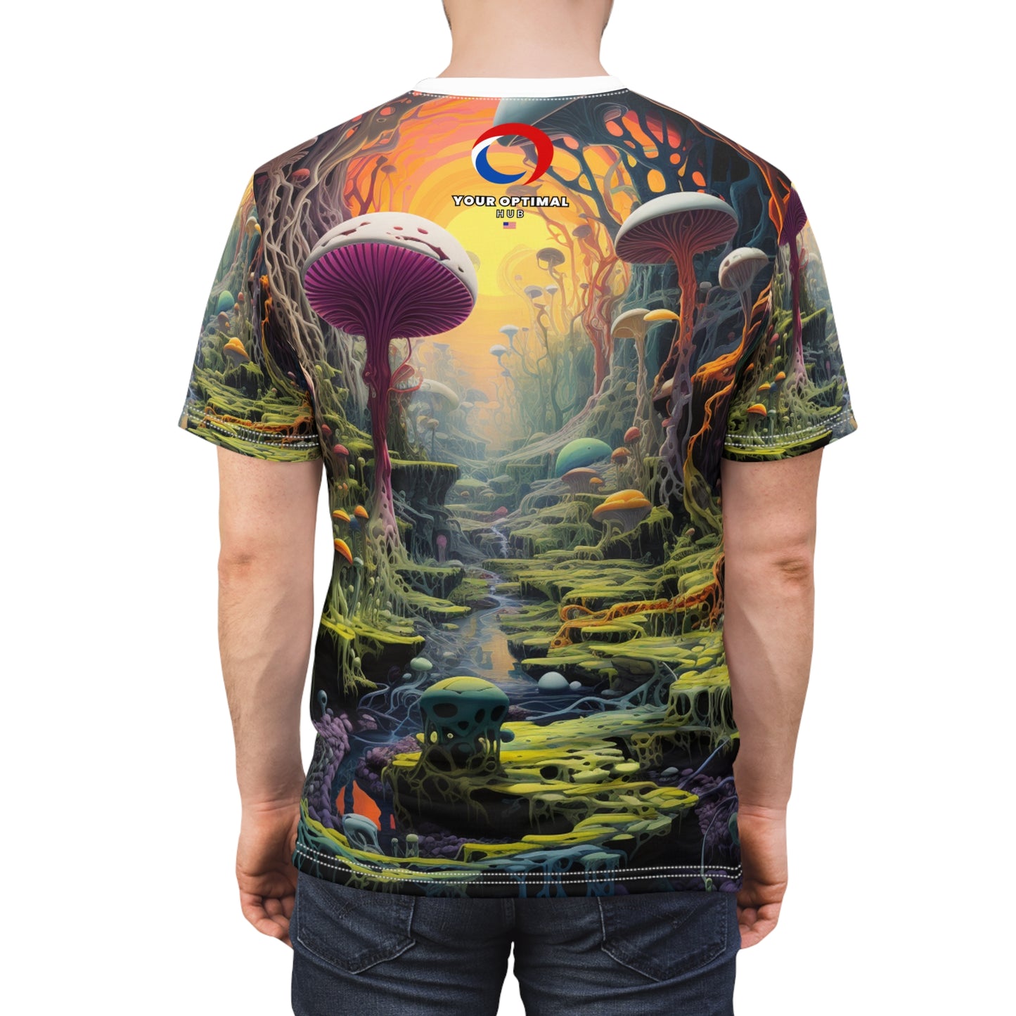 Isabella Verrocchio - Trippy Surreal Camouflage Tee