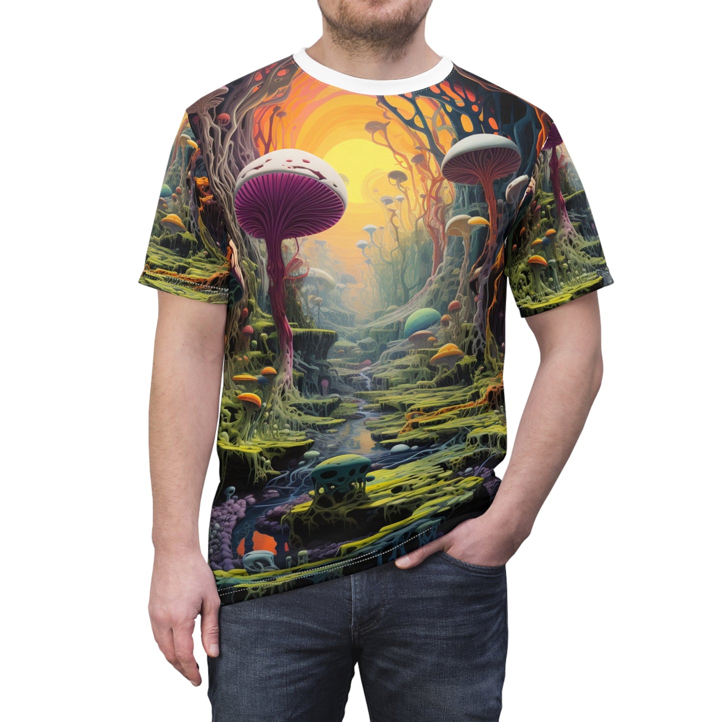 Isabella Verrocchio - Trippy Surreal Camouflage Tee