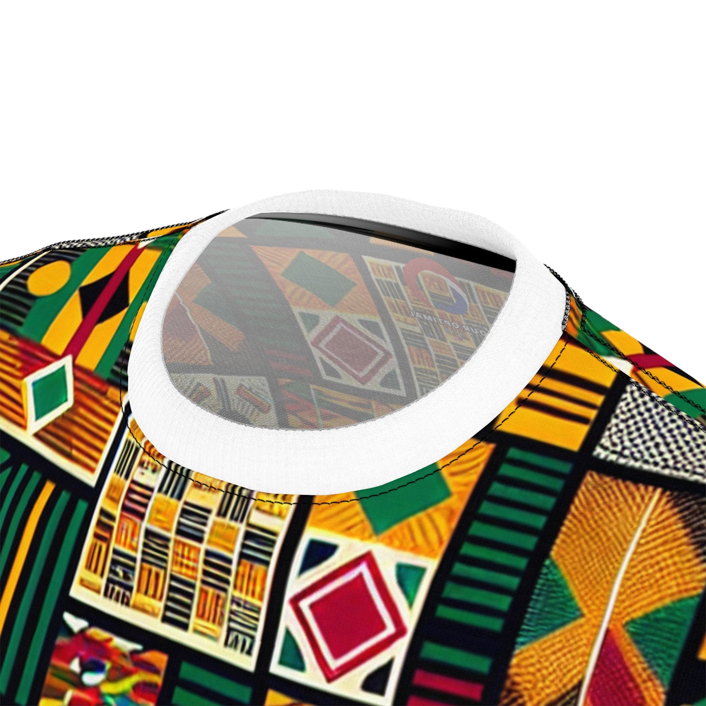 Vibrant Pan-African Heritage T-Shirt - Geometric Unity & Cultural Symbolism Tee - African Tribal Pattern-Inspired