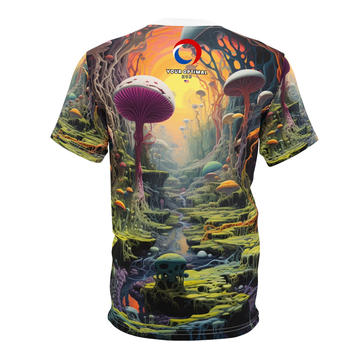 Isabella Verrocchio - Trippy Surreal Camouflage Tee