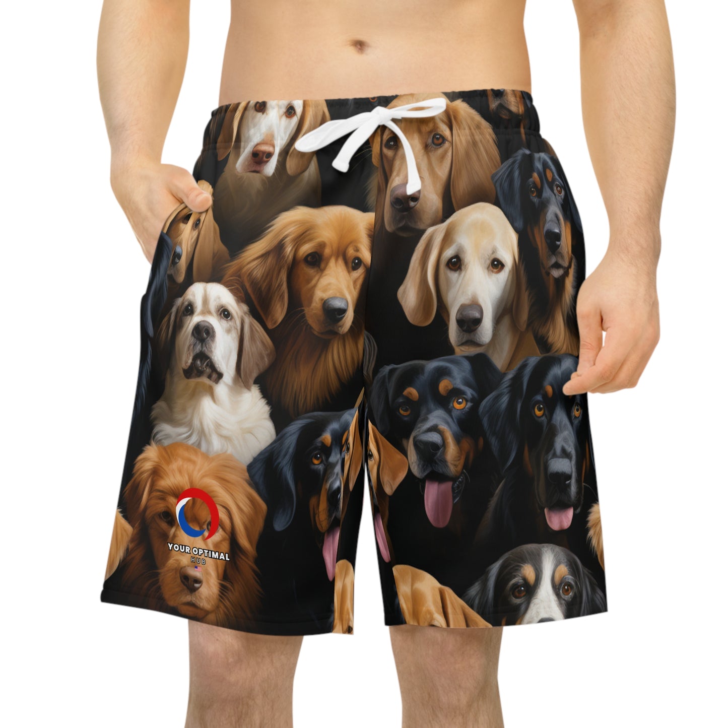 Tail Waggers True-to-Life Shorts - Bold Dog Art Shorts