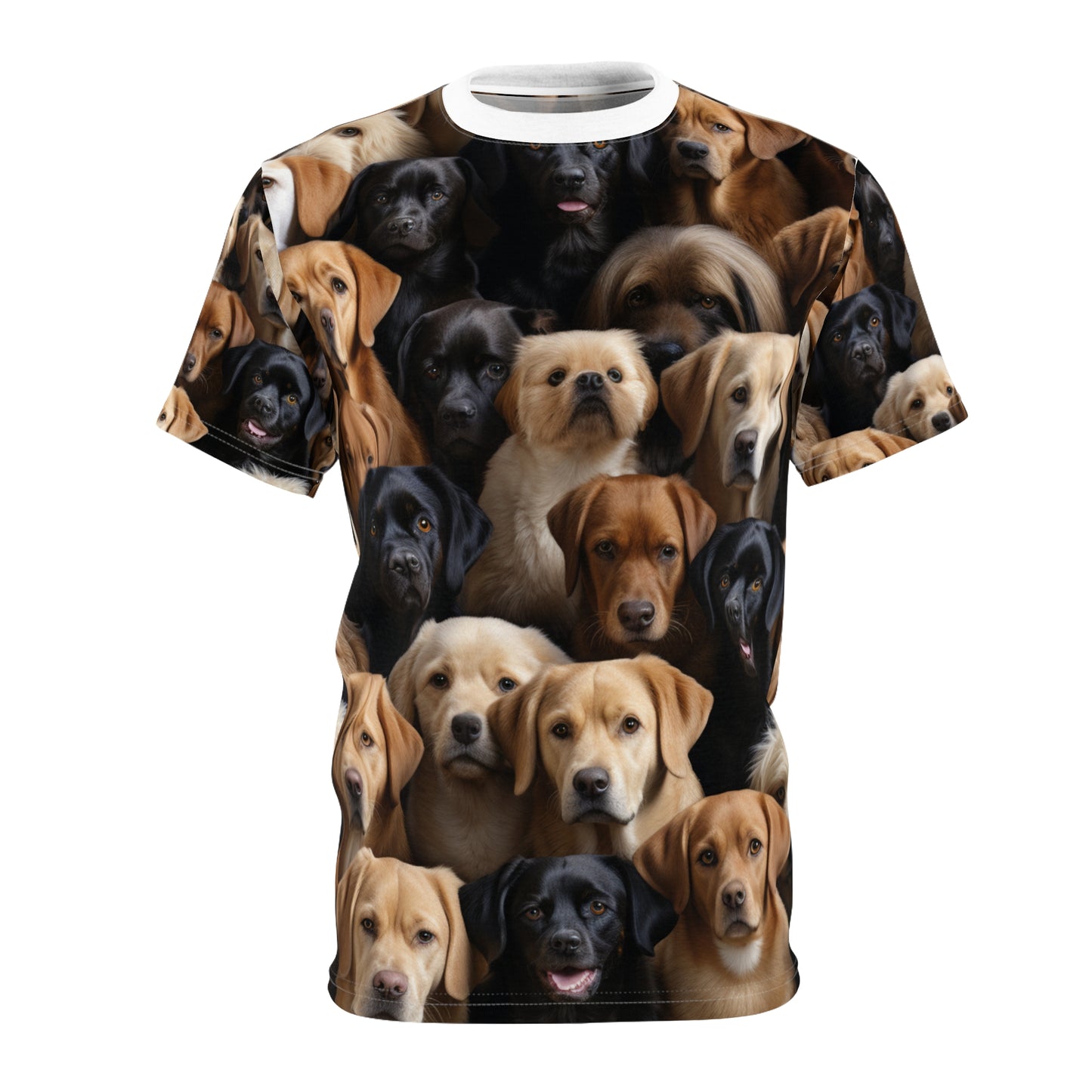 Pawsome Canine Collage Tee - Dog Breed Fashion T-shirt