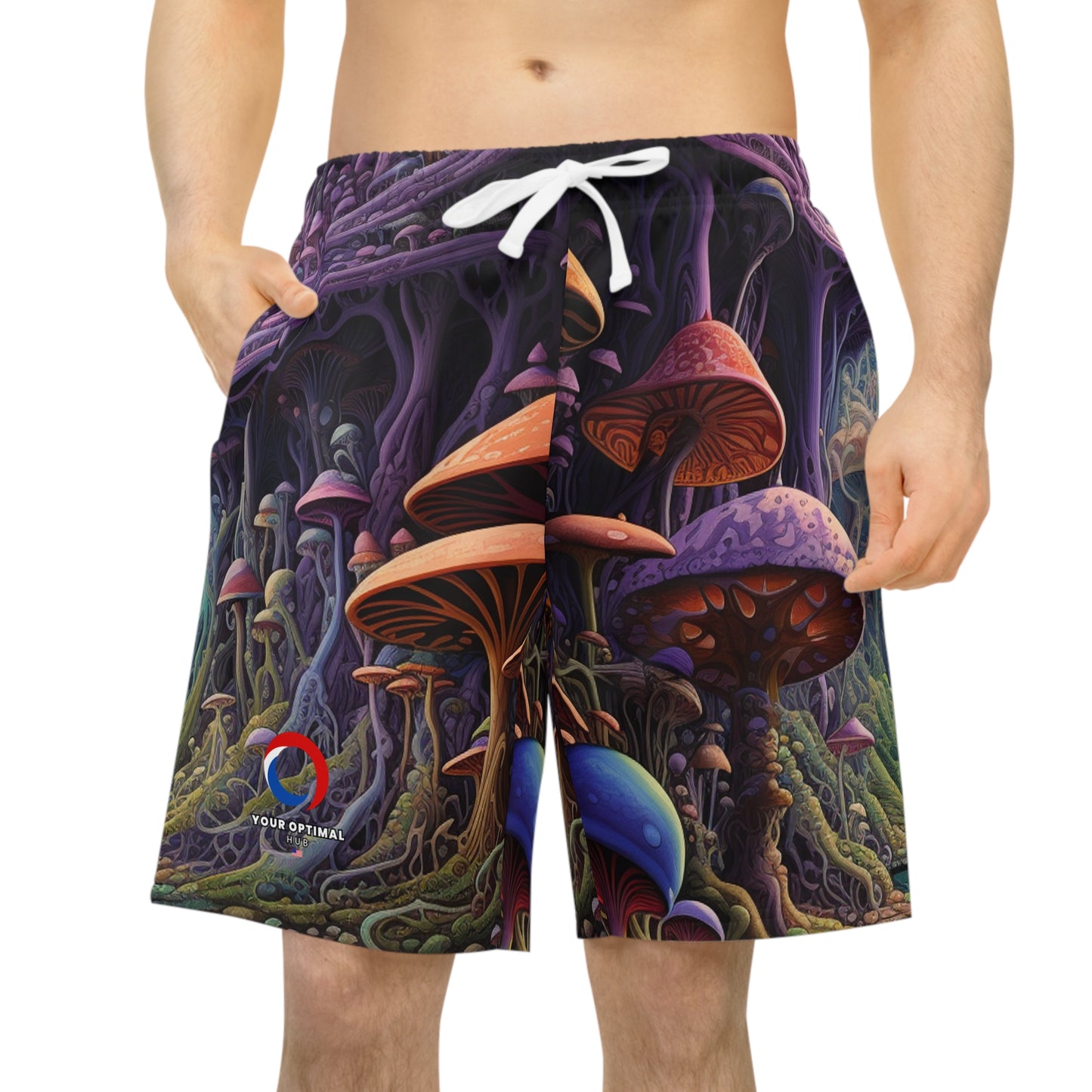 Clementina Da Vinci - Psychedelic Streetwear Shorts