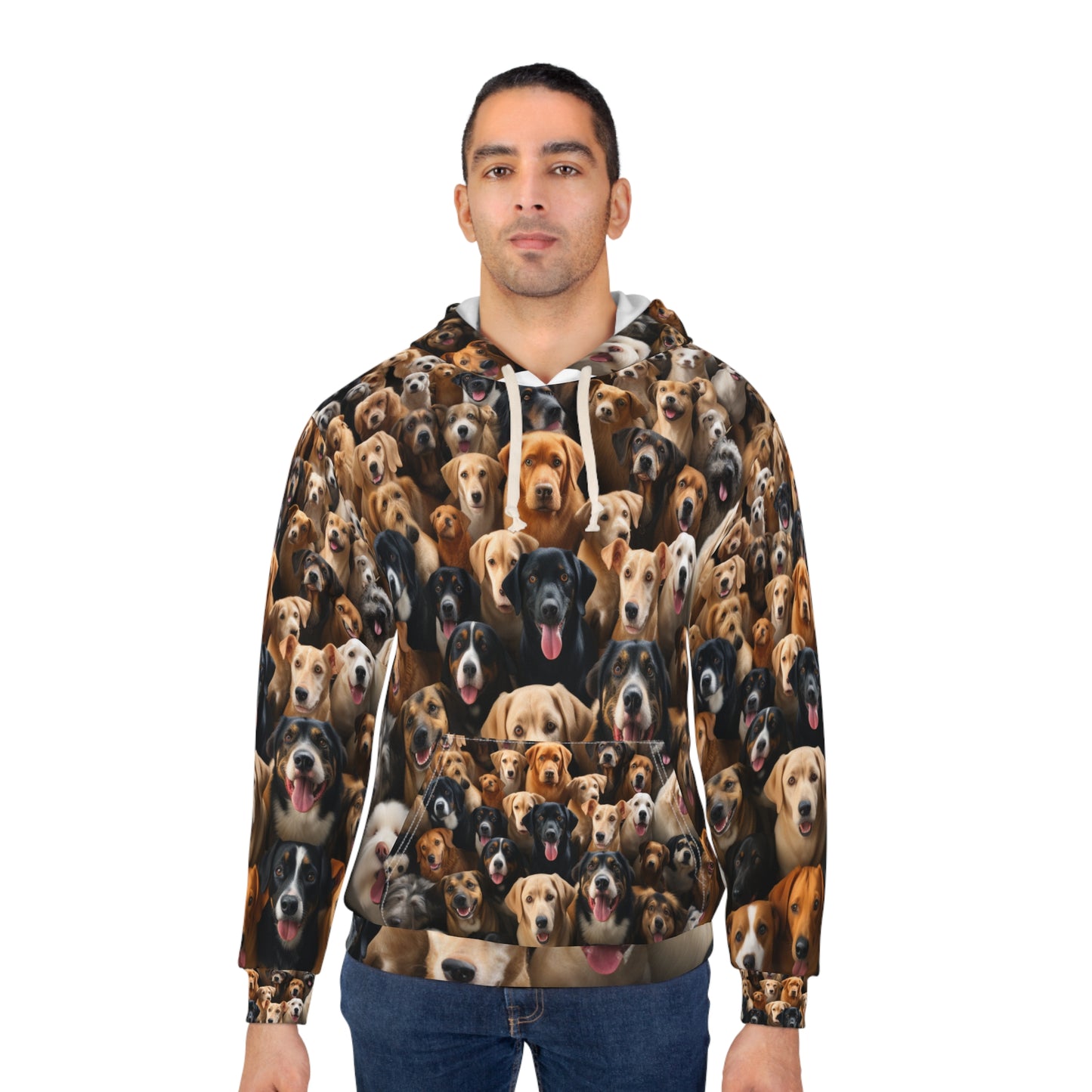 Ultra Photo-Realistic Canine Hoodie - Bold Dog Art Hoodie