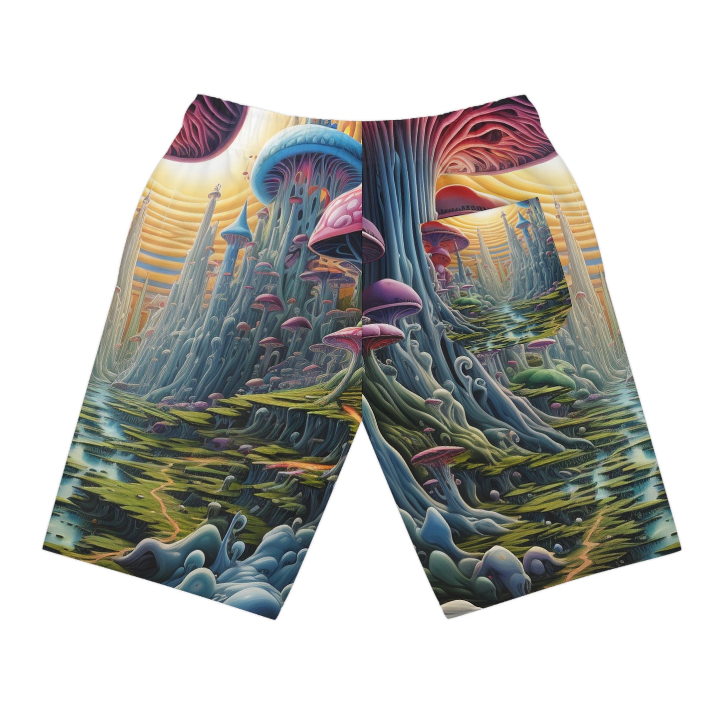 Isabella Verrocchio - Psychedelic Streetwear Shorts