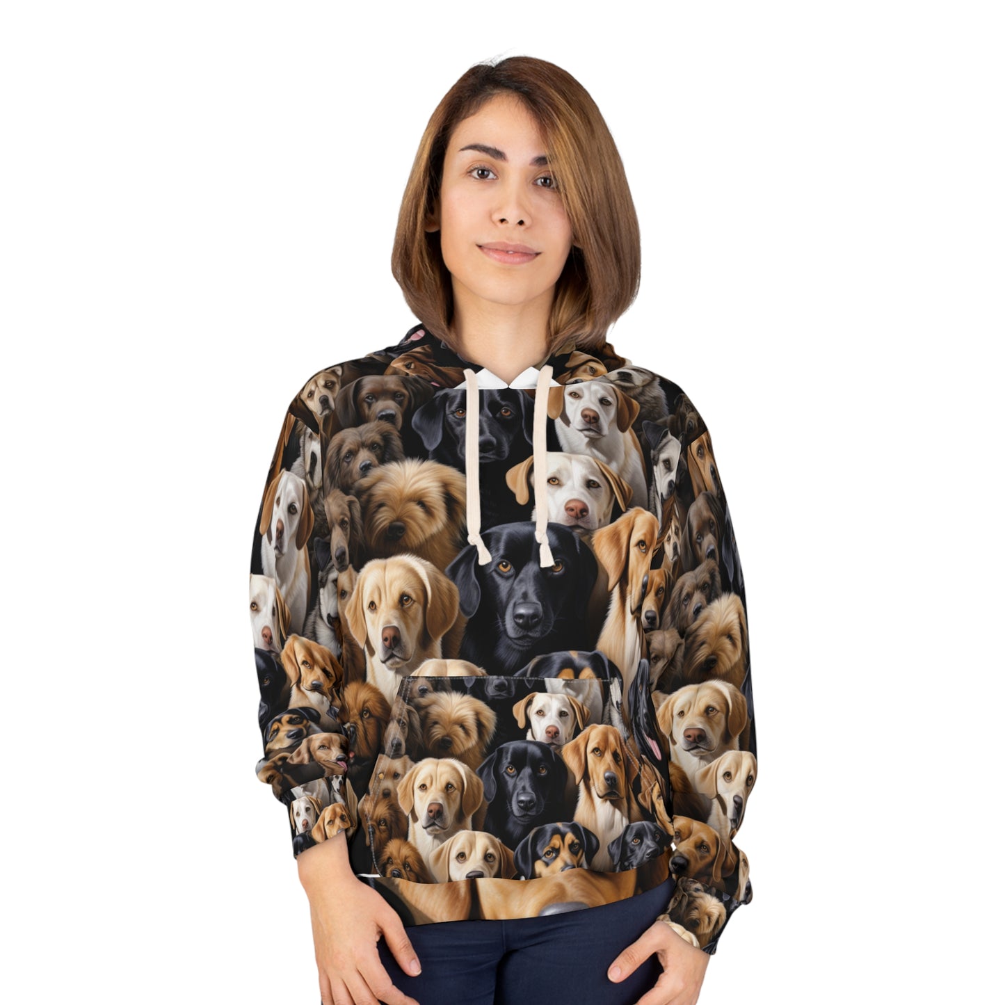 High-Resolution Dog Hoodie - Bold Dog Art Hoodie