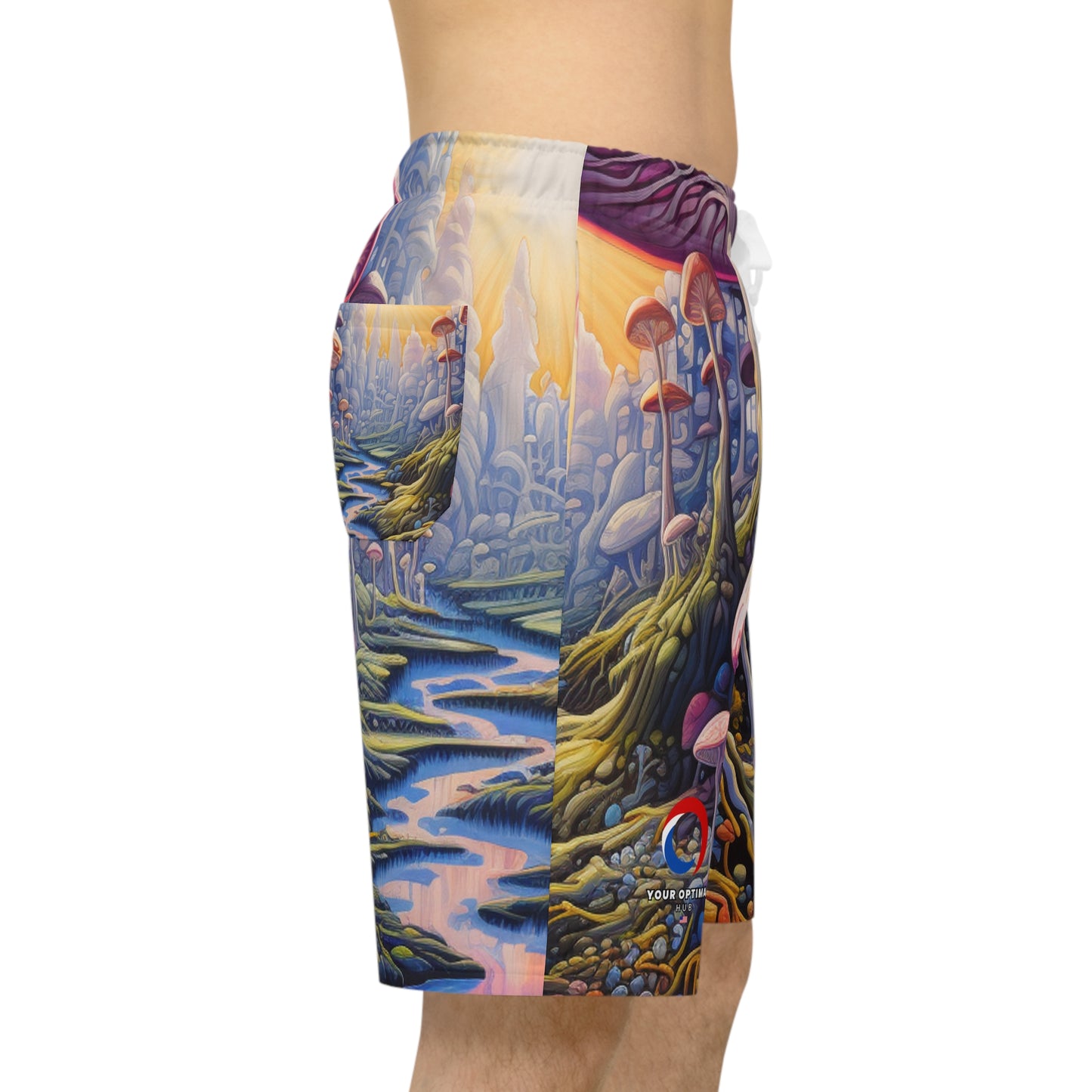 Amelia Van der Lune - Psychedelic Streetwear Shorts