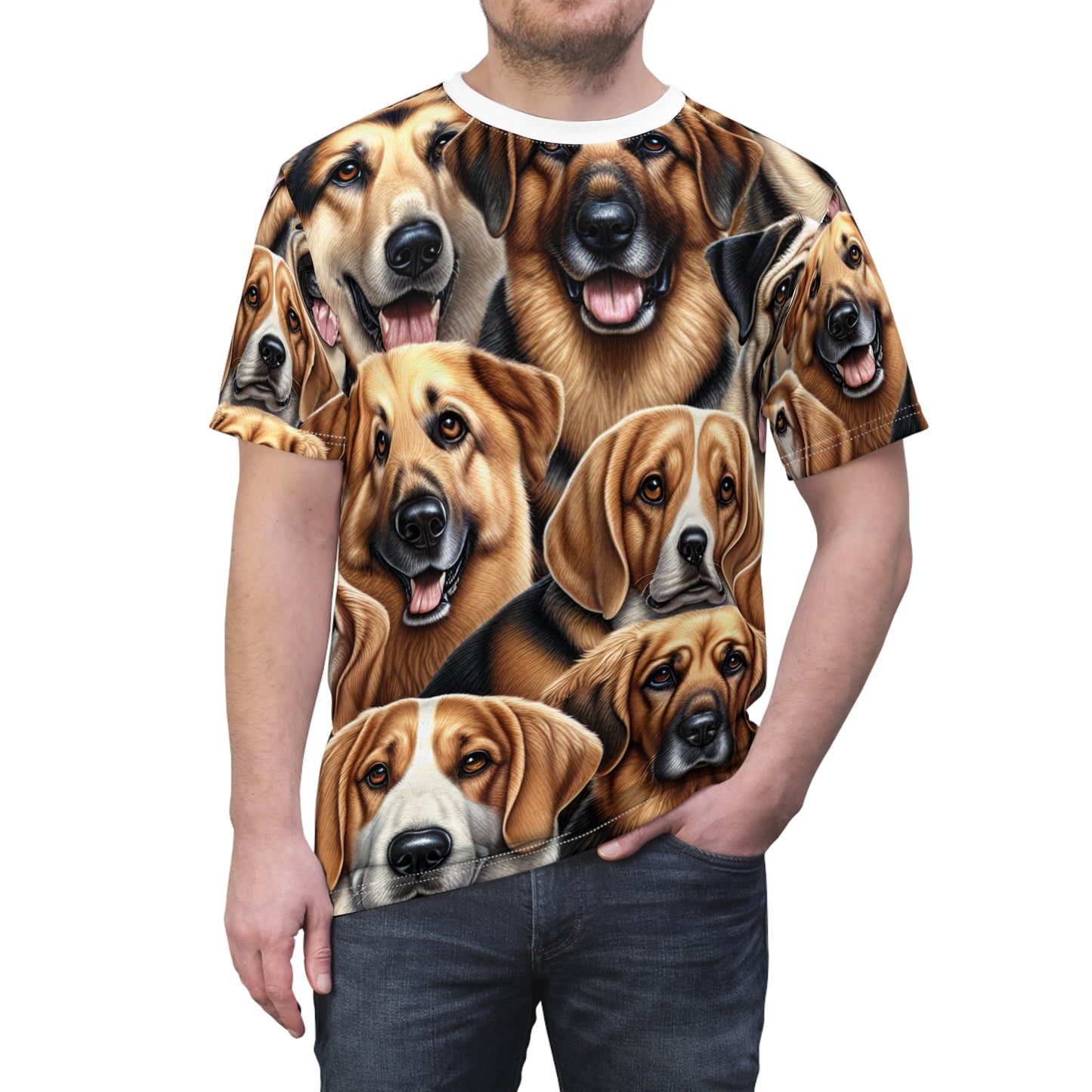 Furry Fiesta Repeater Top - Dog Breed Fashion Tee