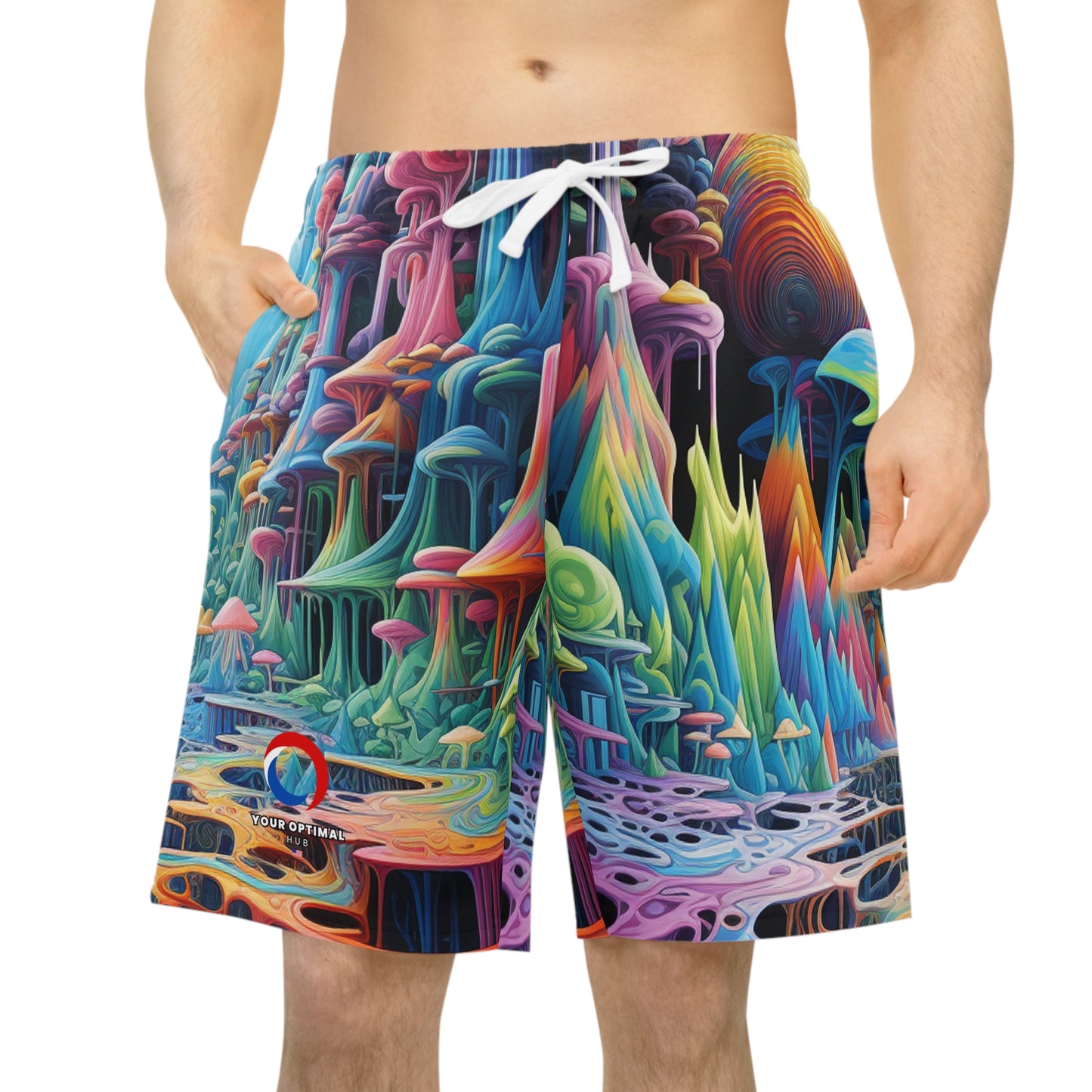 Antonio Bellamore - Psychedelic Streetwear Shorts