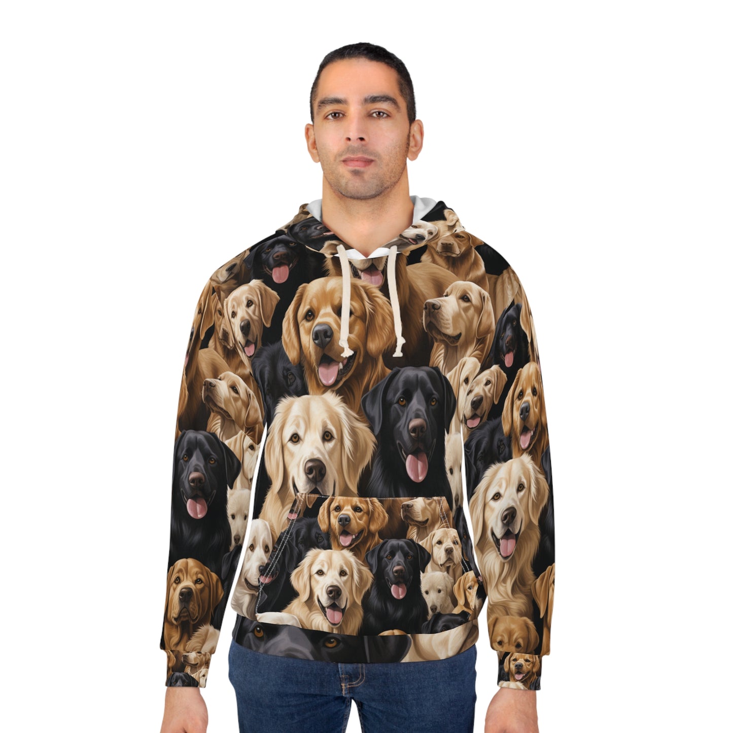 Hyper-Realistic Dog Design Hoodie - Bold Dog Art Hoodie