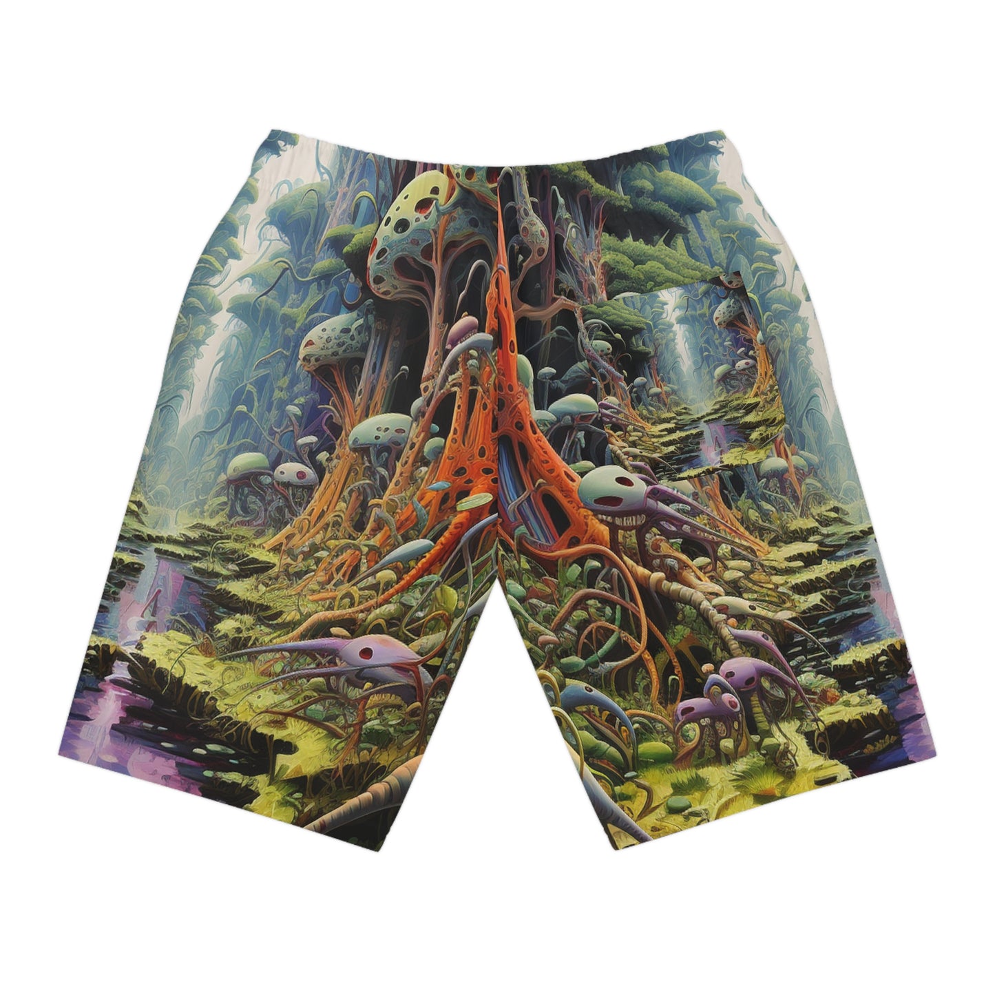 Celestino Bellini - Psychedelic Streetwear Shorts