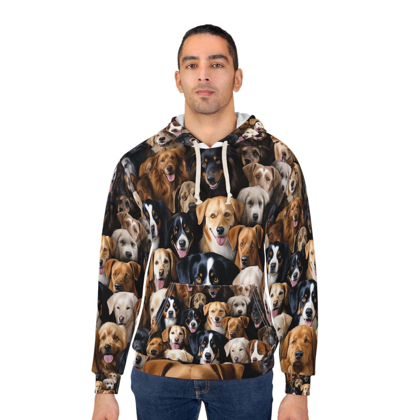 True-to-Life Dog Graphic Hoodie - Bold Dog Art Hoodie