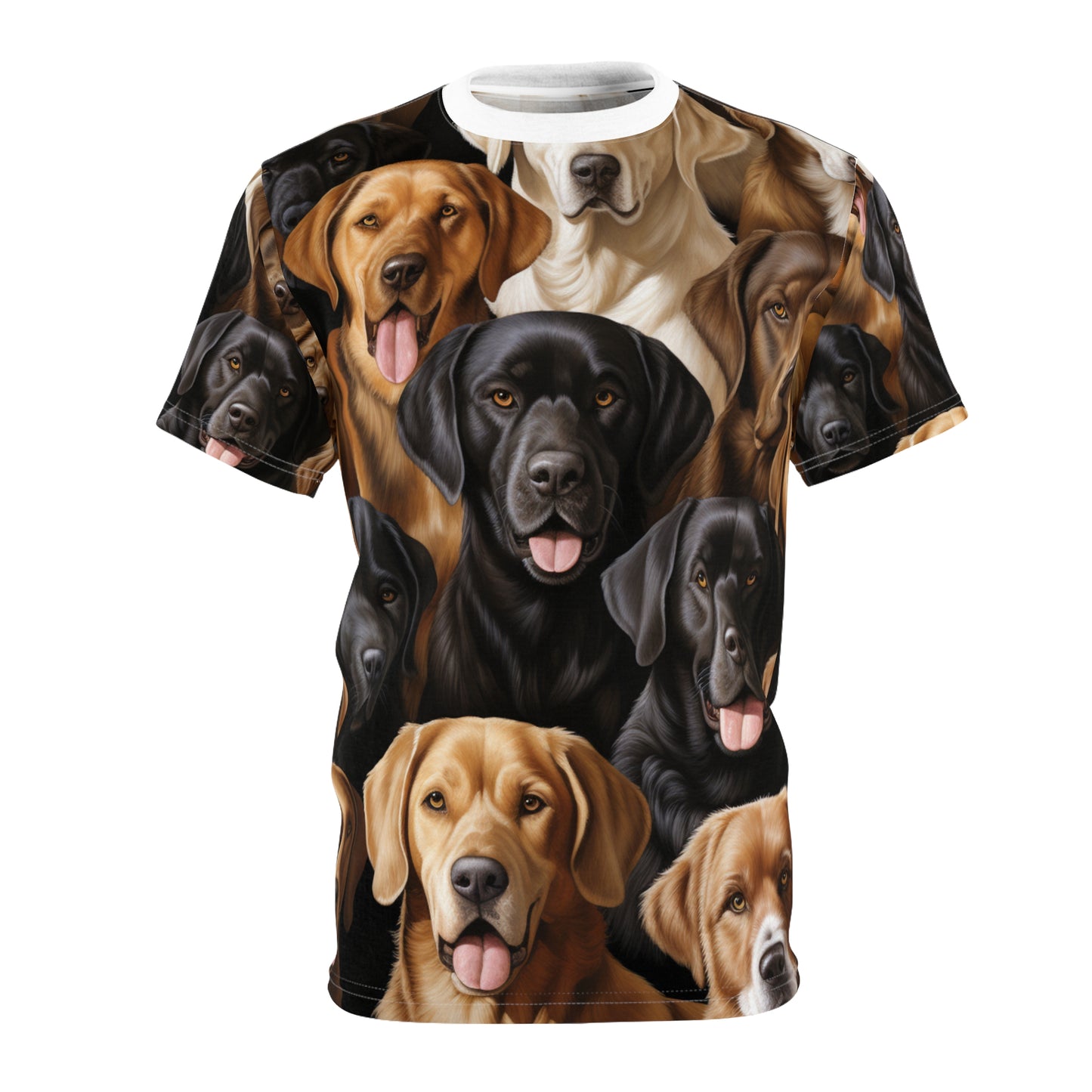 Paw Print Panorama Top - Dog Breed Fashion Tee