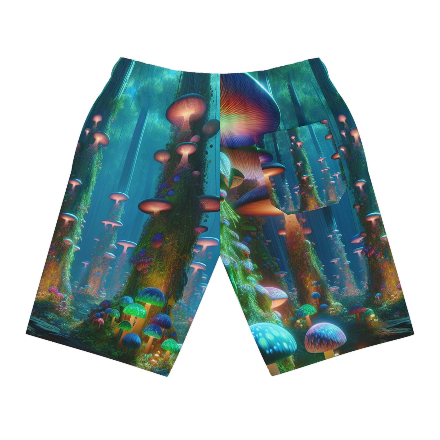 Benedicta Verdana - Blacklight Reactive Shorts