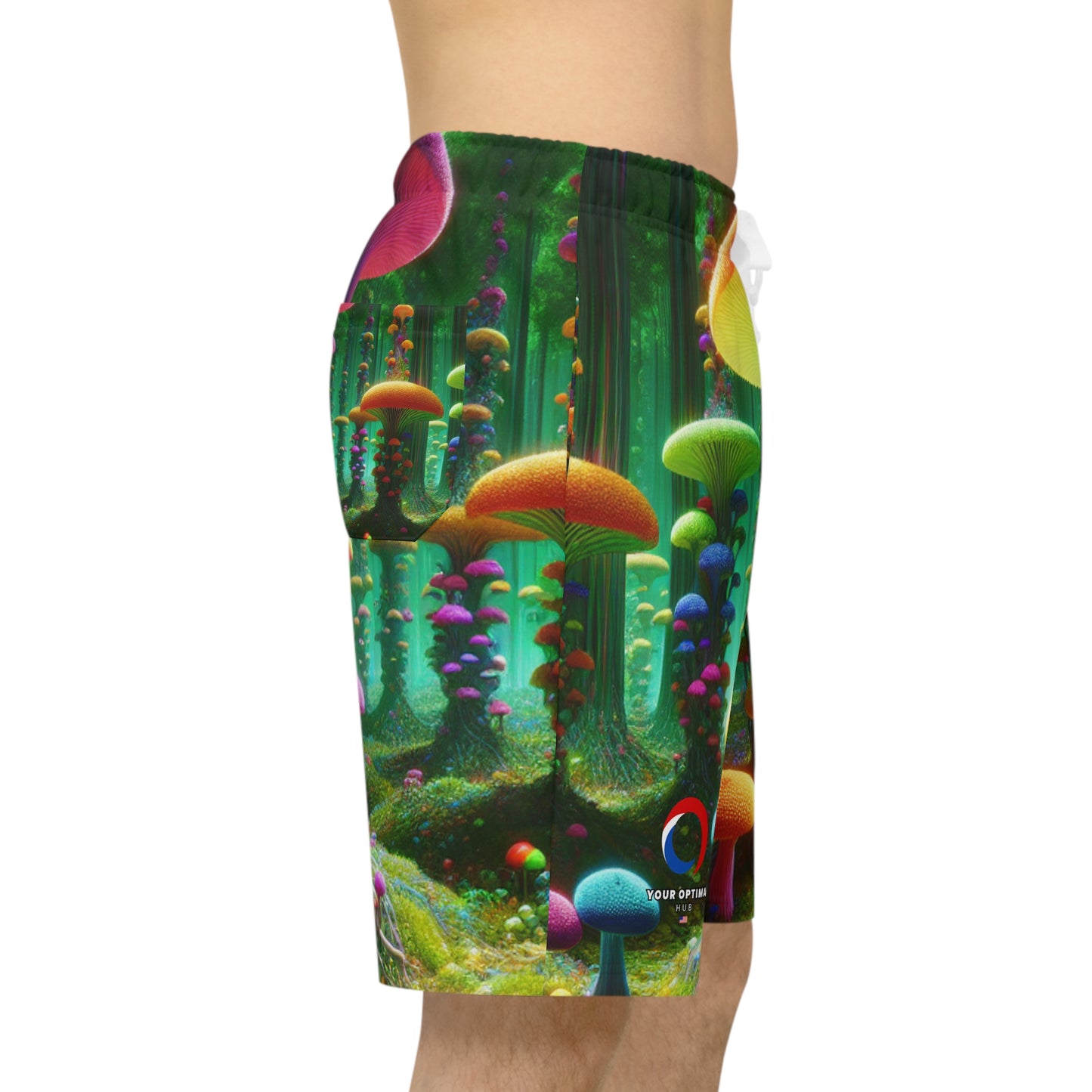 Raphaelle Verona - Psychedelic Streetwear Shorts