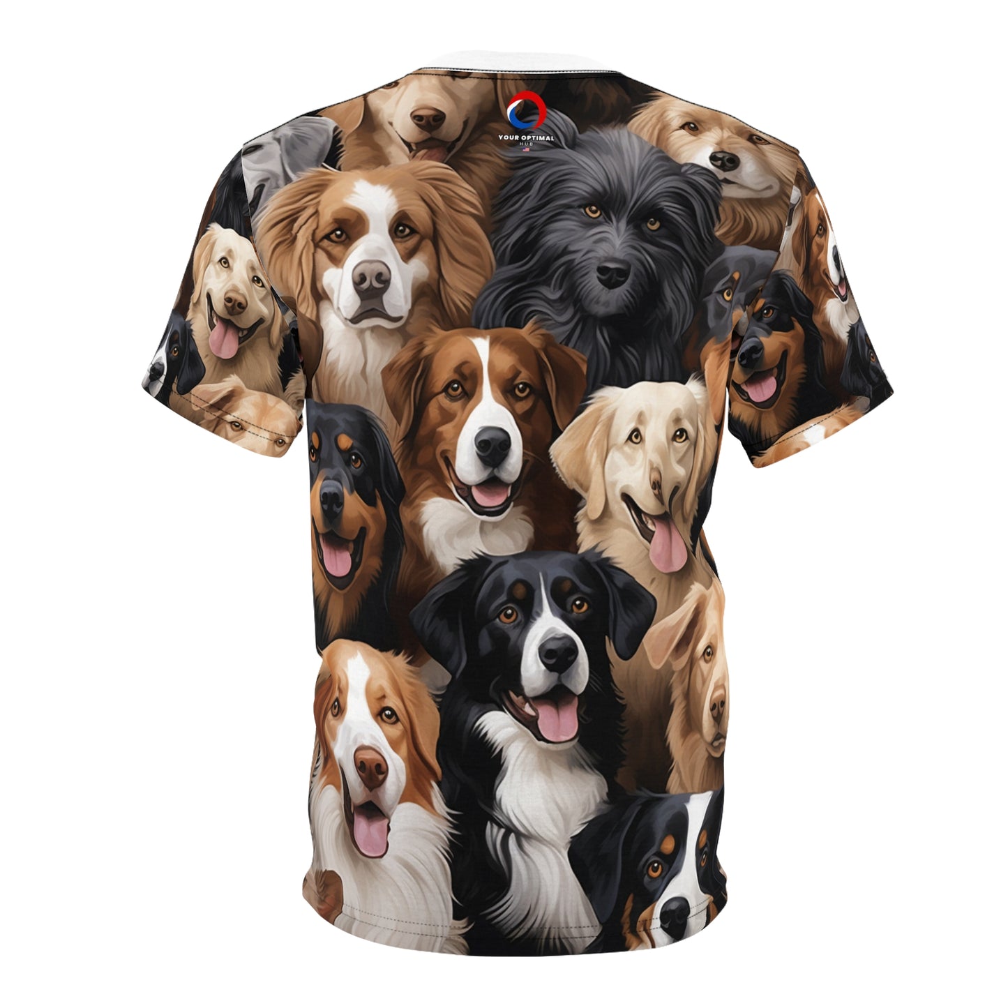 Woof Wonder Montage Tee - Dog Breed Fashion T-shirt