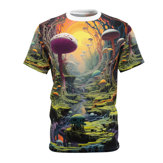 Isabella Verrocchio - Trippy Surreal Camouflage Tee