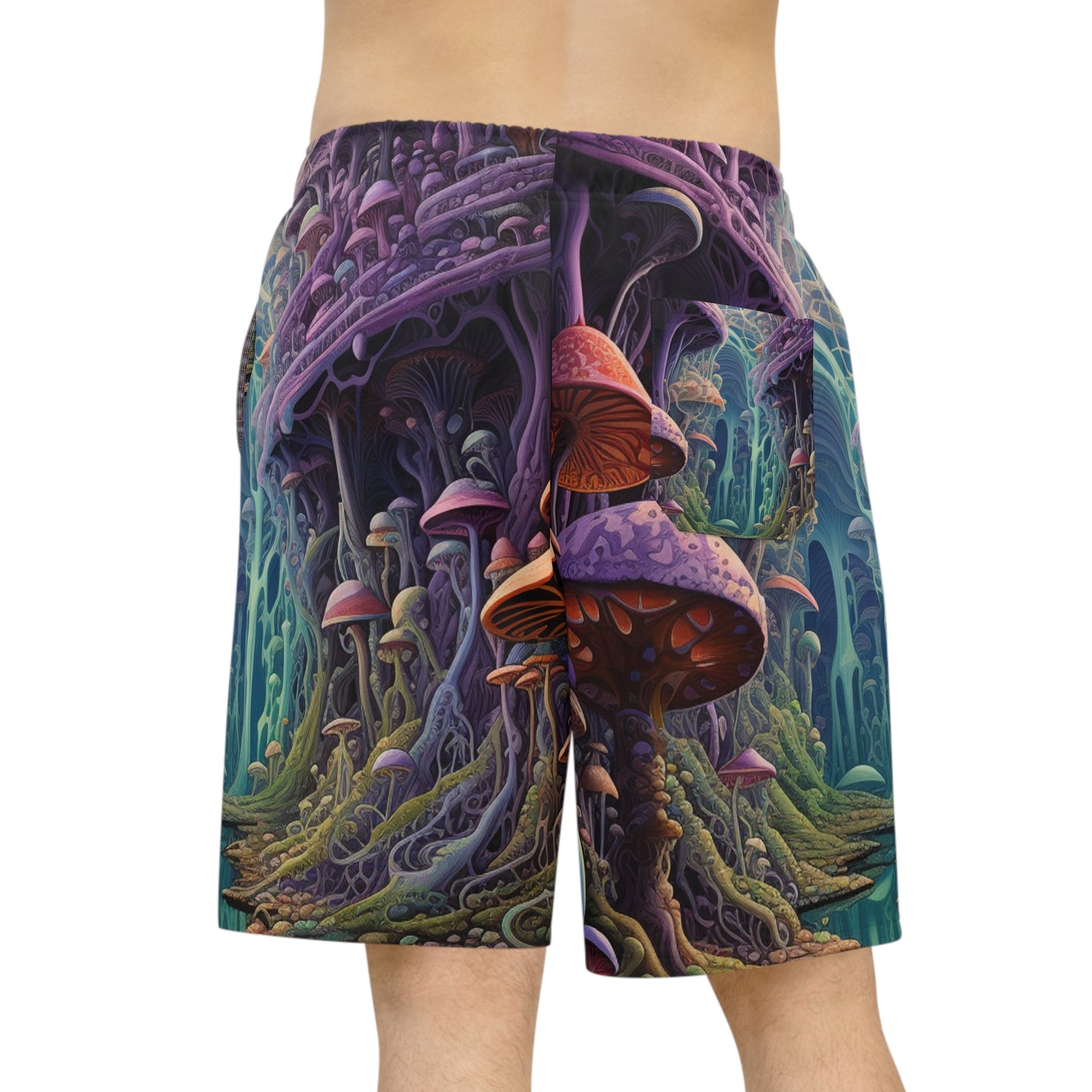 Clementina Da Vinci - Psychedelic Streetwear Shorts