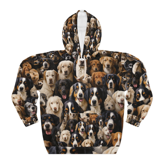 High-Definition Dog Image Hoodie - Bold Dog Art Hoodie