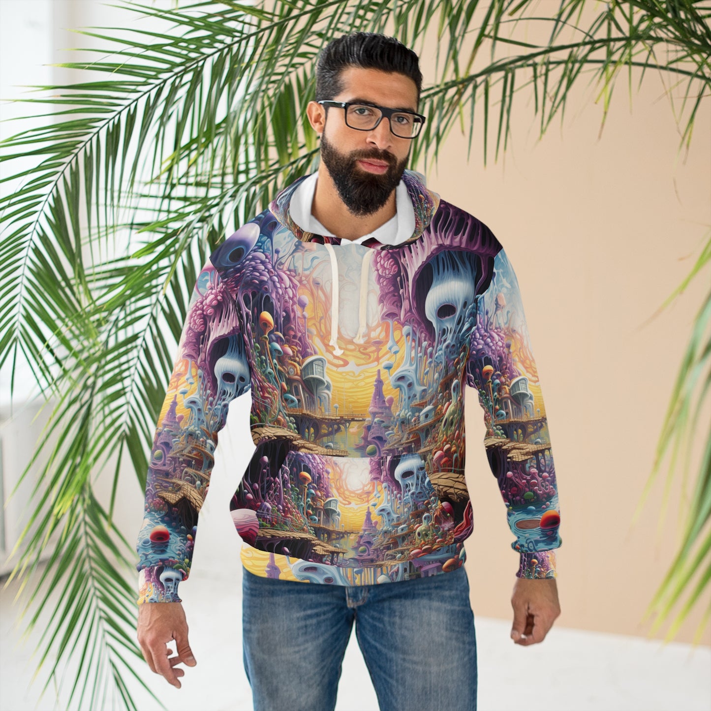 Amelia Santoro - Psychedelic Streetwear Hoodie