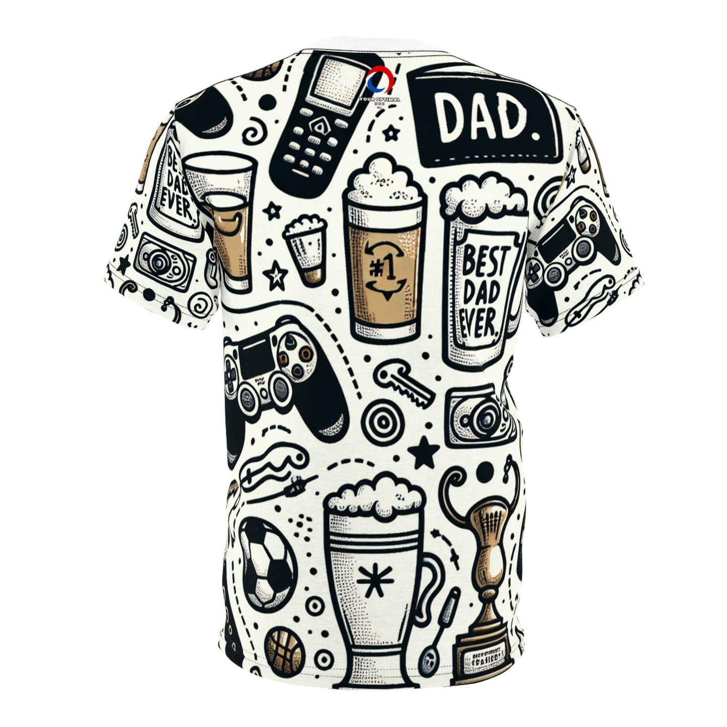 Father’s Day Tribute T-Shirt - King Dad, Family Photographer, BBQ Chef, Style Enthusiast - Father's Day Tee