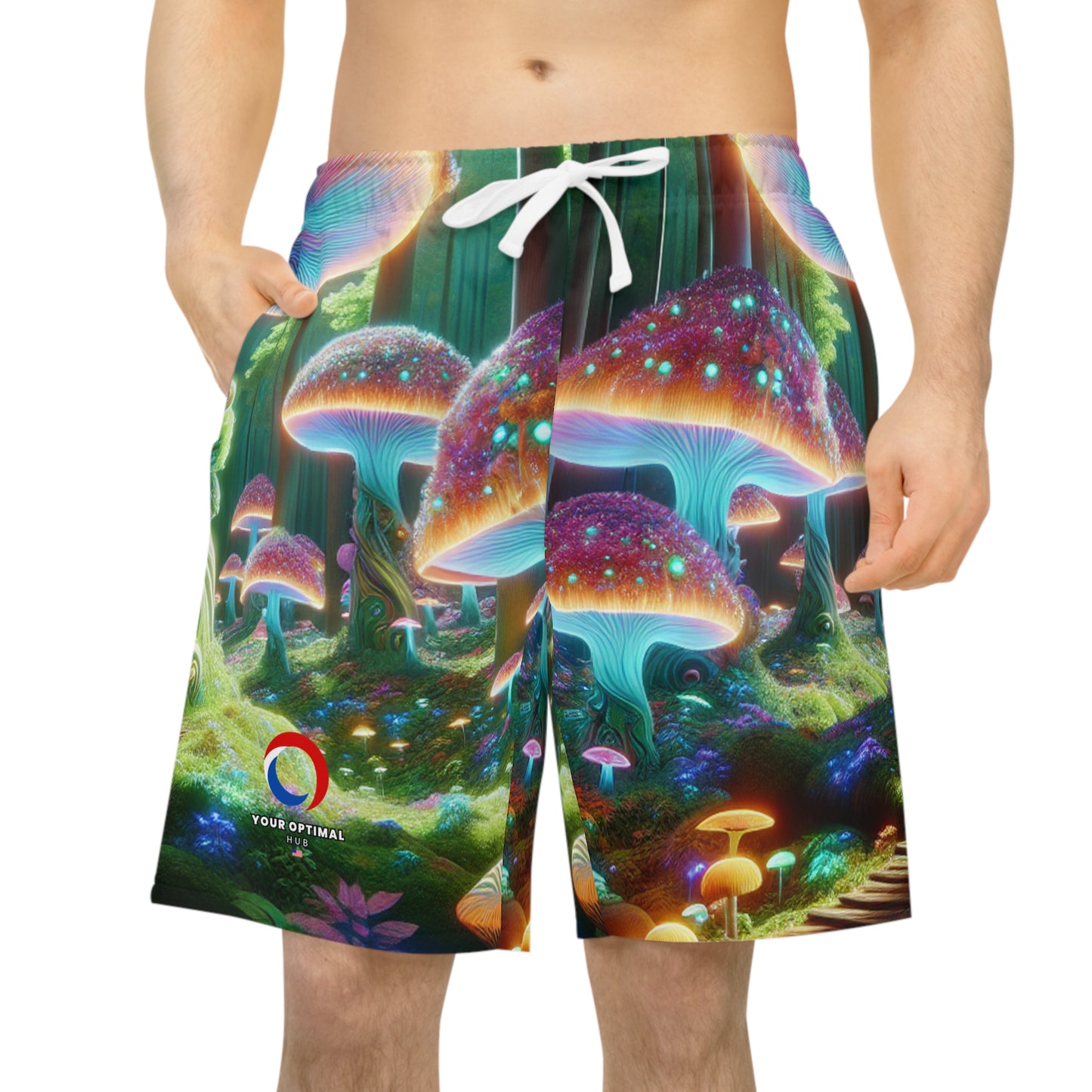 Ambrosia Delvecchio - Blacklight Reactive Shorts