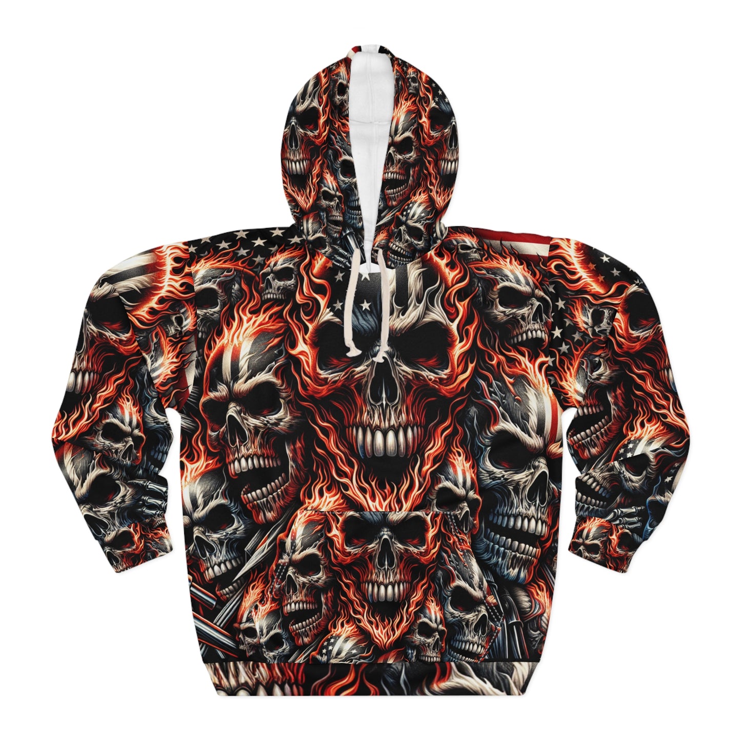 Infernal Allegiance Hoodie - Patriotic Streetwear