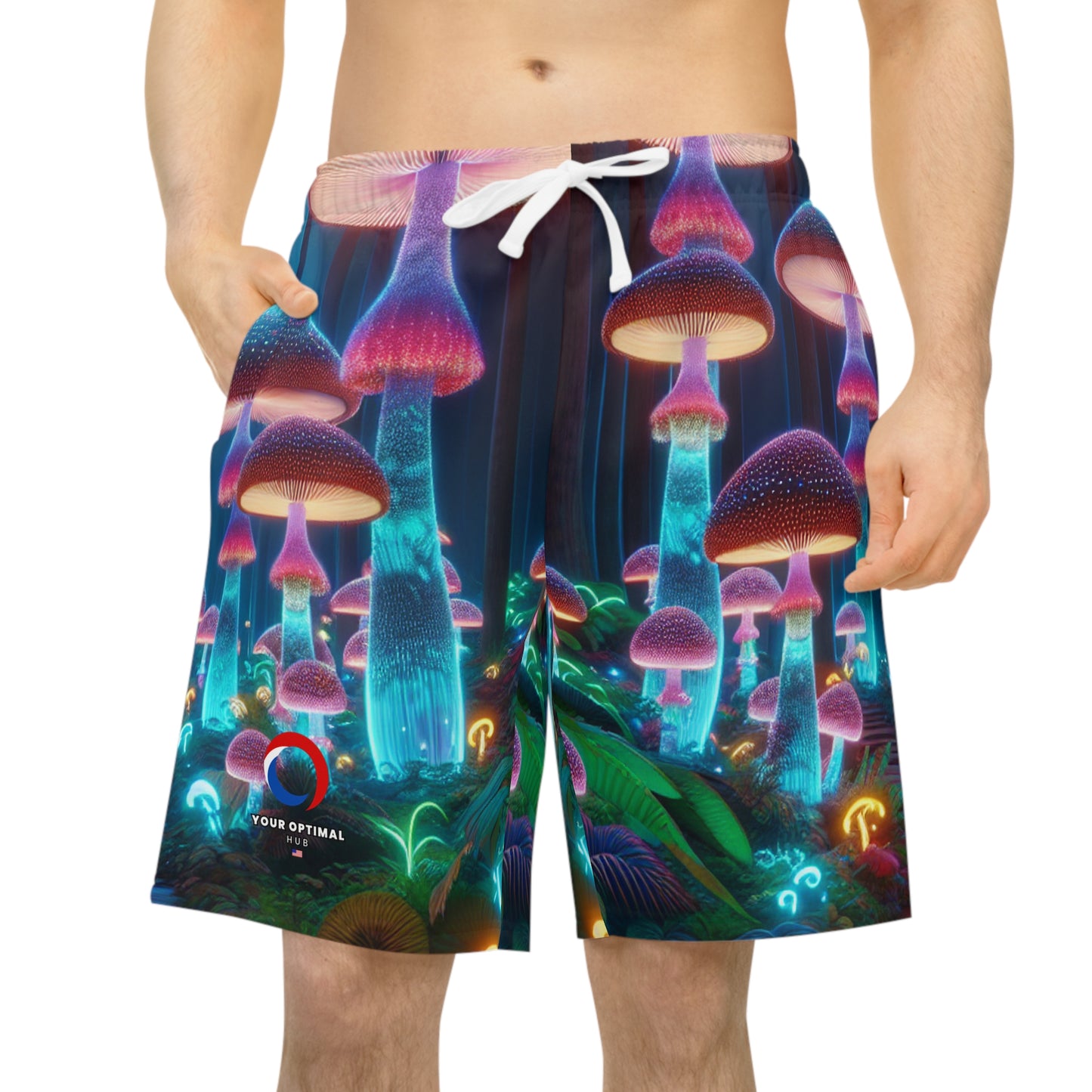 Leonardo Sforza - Psychedelic Streetwear Shorts