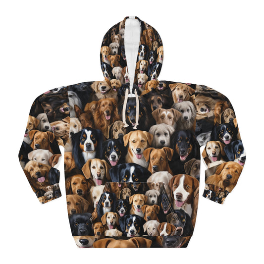 True-to-Life Dog Graphic Hoodie - Bold Dog Art Hoodie