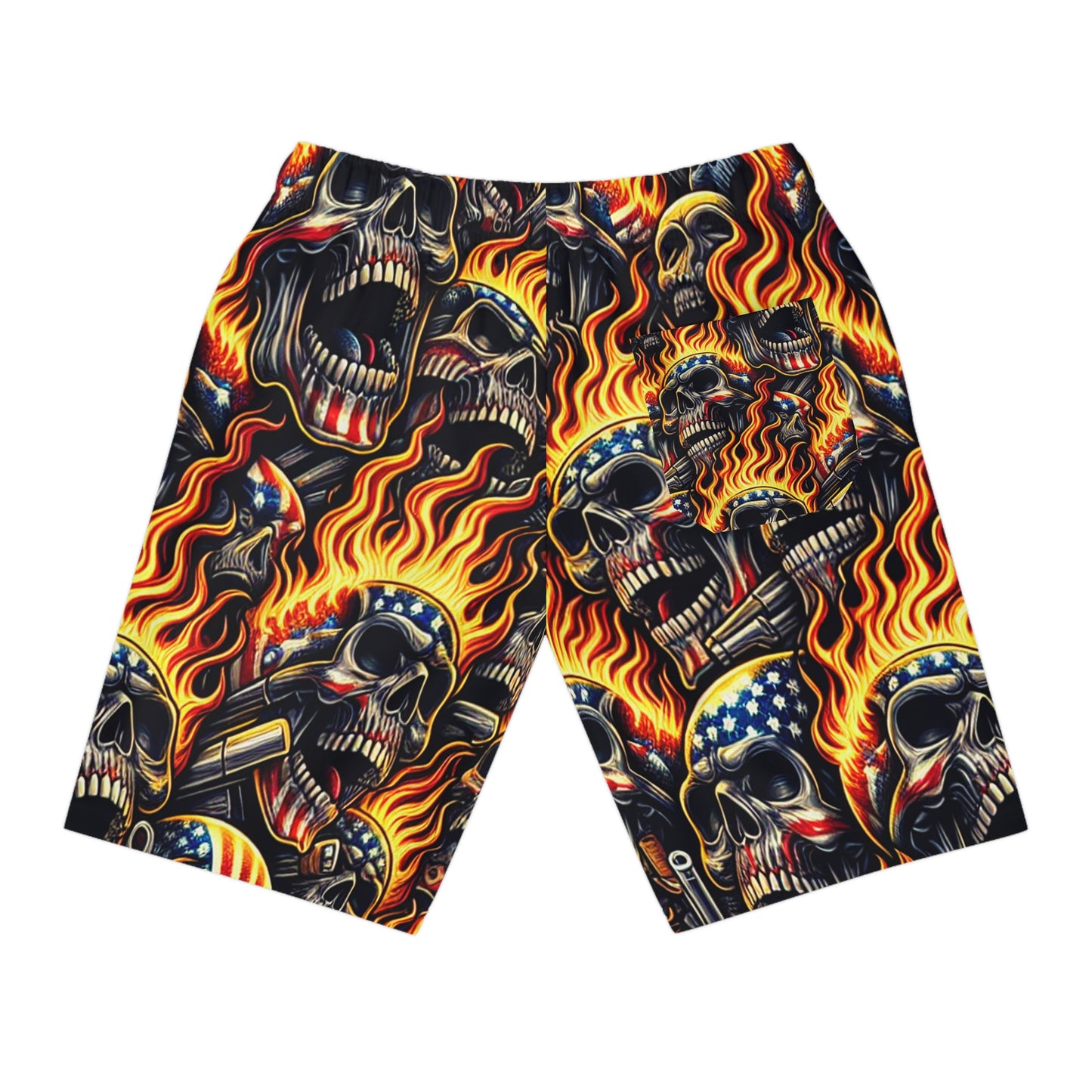 Ghostflame Liberty Shorts - Bold Patriotic Apparel