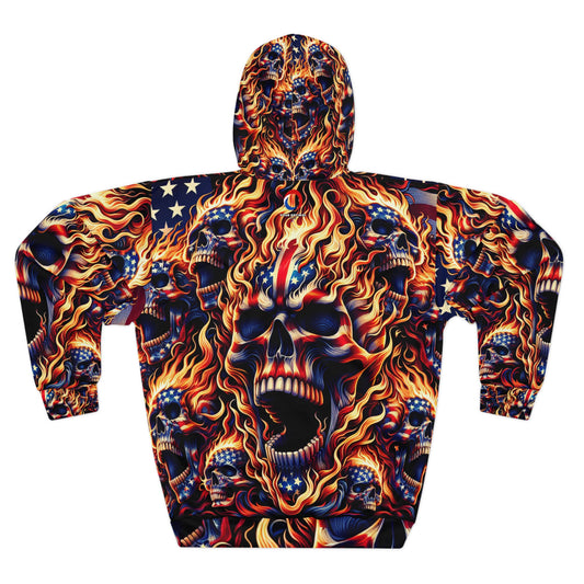 Vortex of Vengeance Hoodie - Patriotic Streetwear