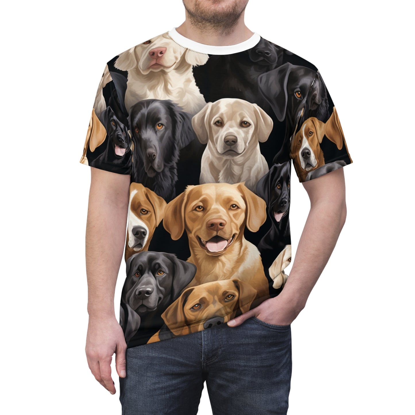 Canine Craze Collage Shirt - Dog Breed Fashion Tee