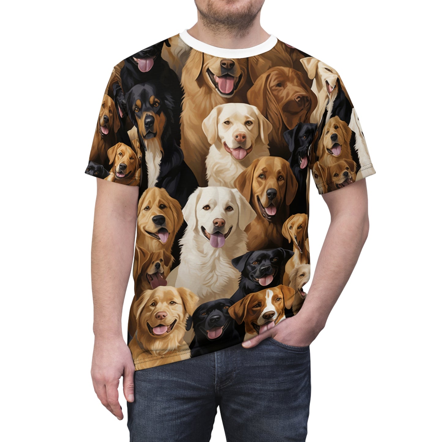 Pup Mosaic Masterpiece Shirt - Dog Breed Fashion Tee