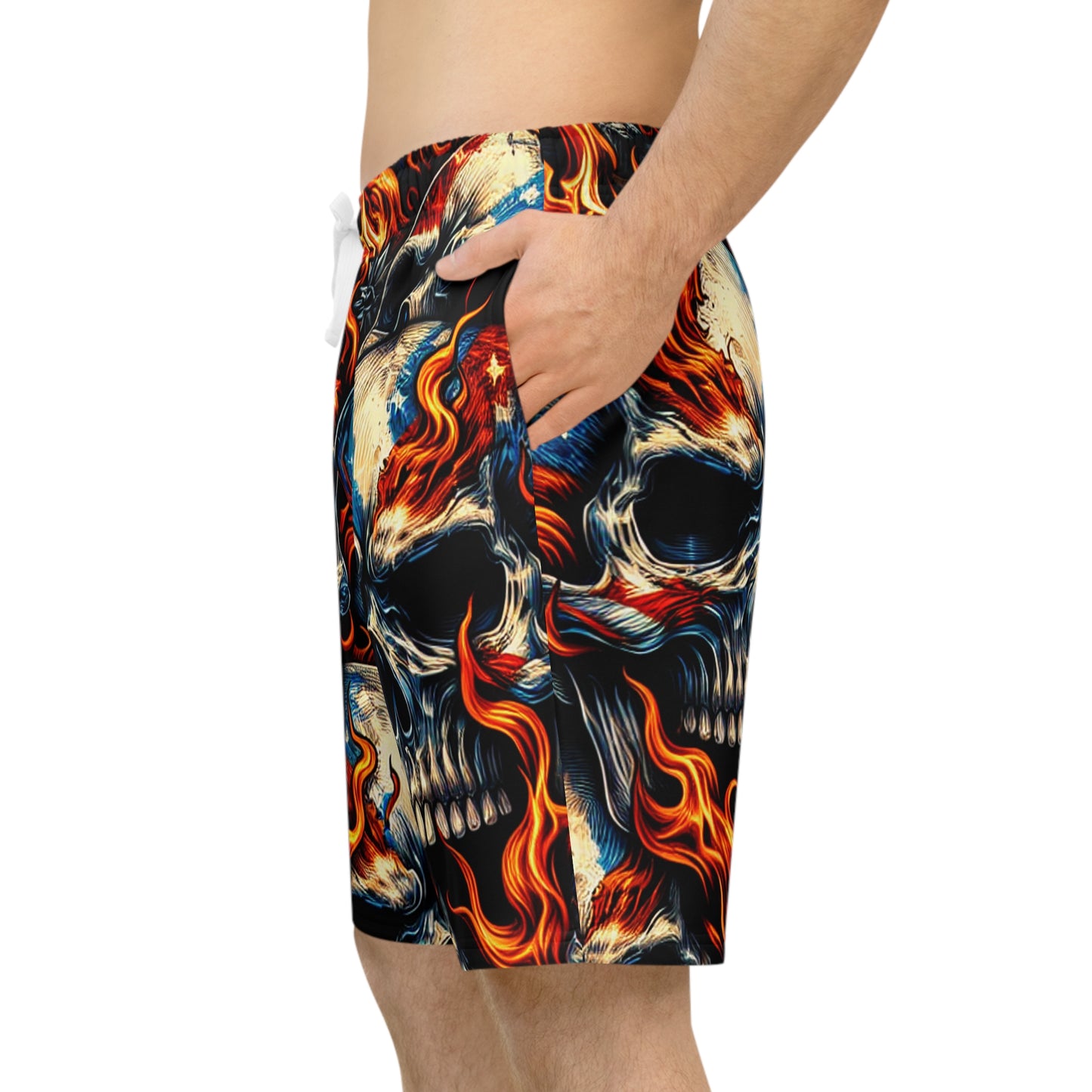 Flameborn Freedom Shorts - Patriotic Streetwear