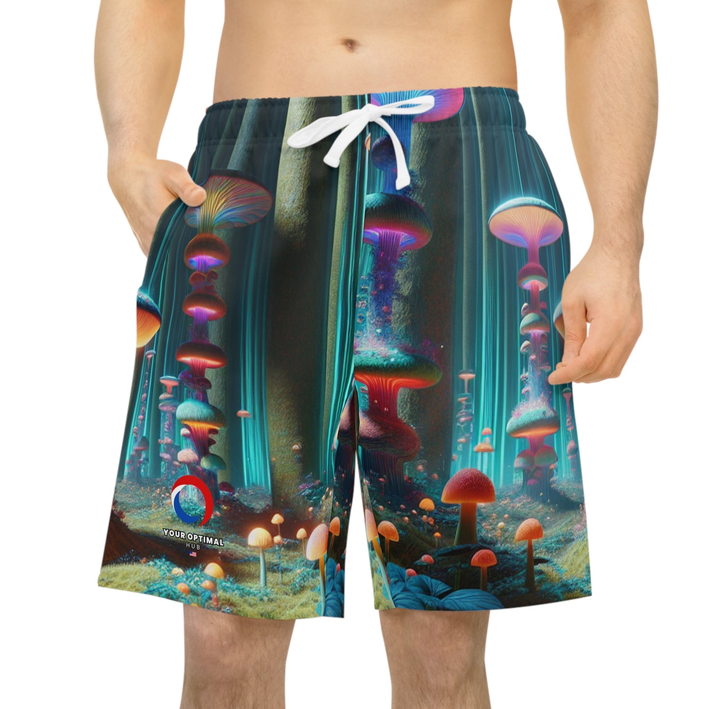 Alessandra Caravaggio - Psychedelic Streetwear Shorts