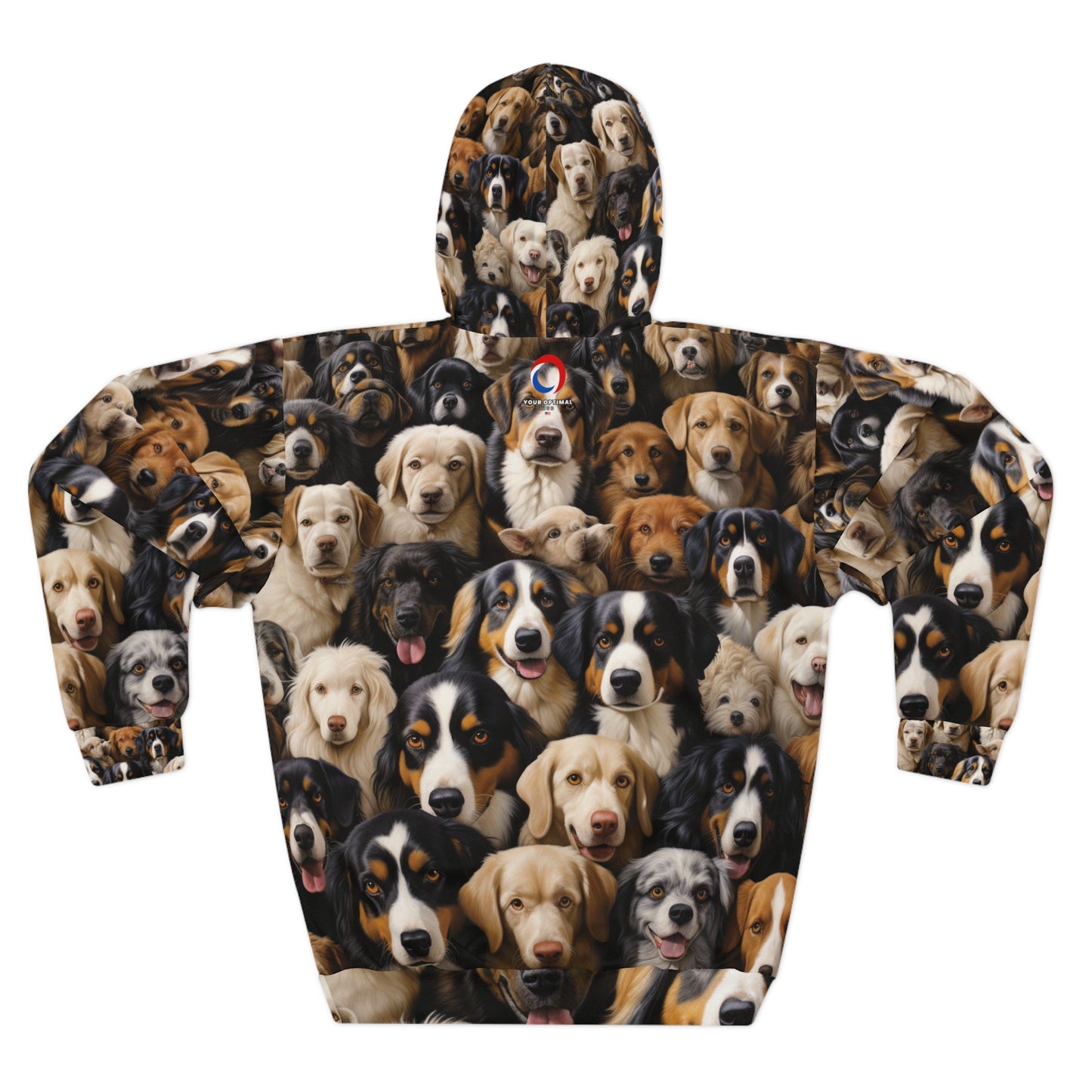 High-Definition Dog Image Hoodie - Bold Dog Art Hoodie