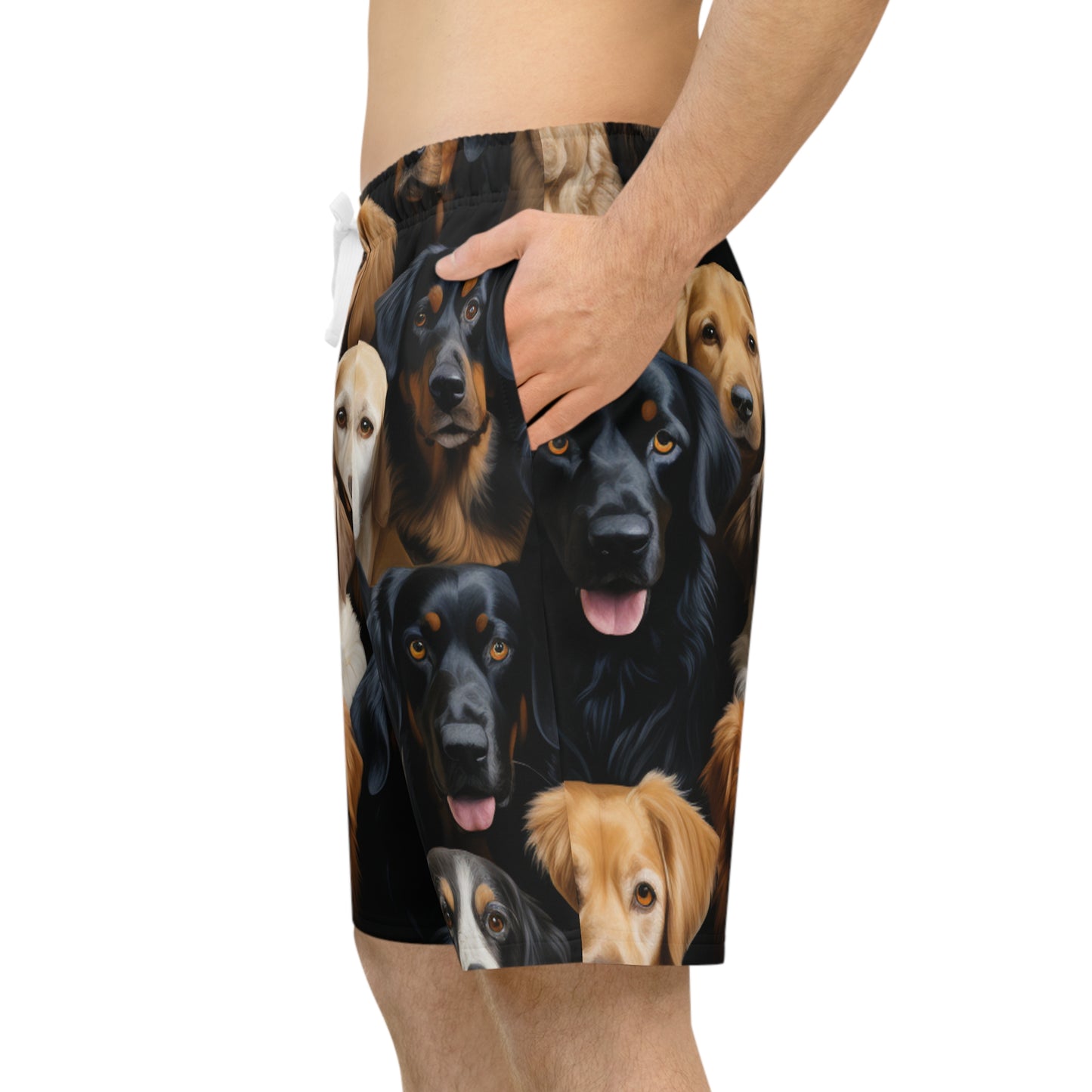 Tail Waggers True-to-Life Shorts - Bold Dog Art Shorts