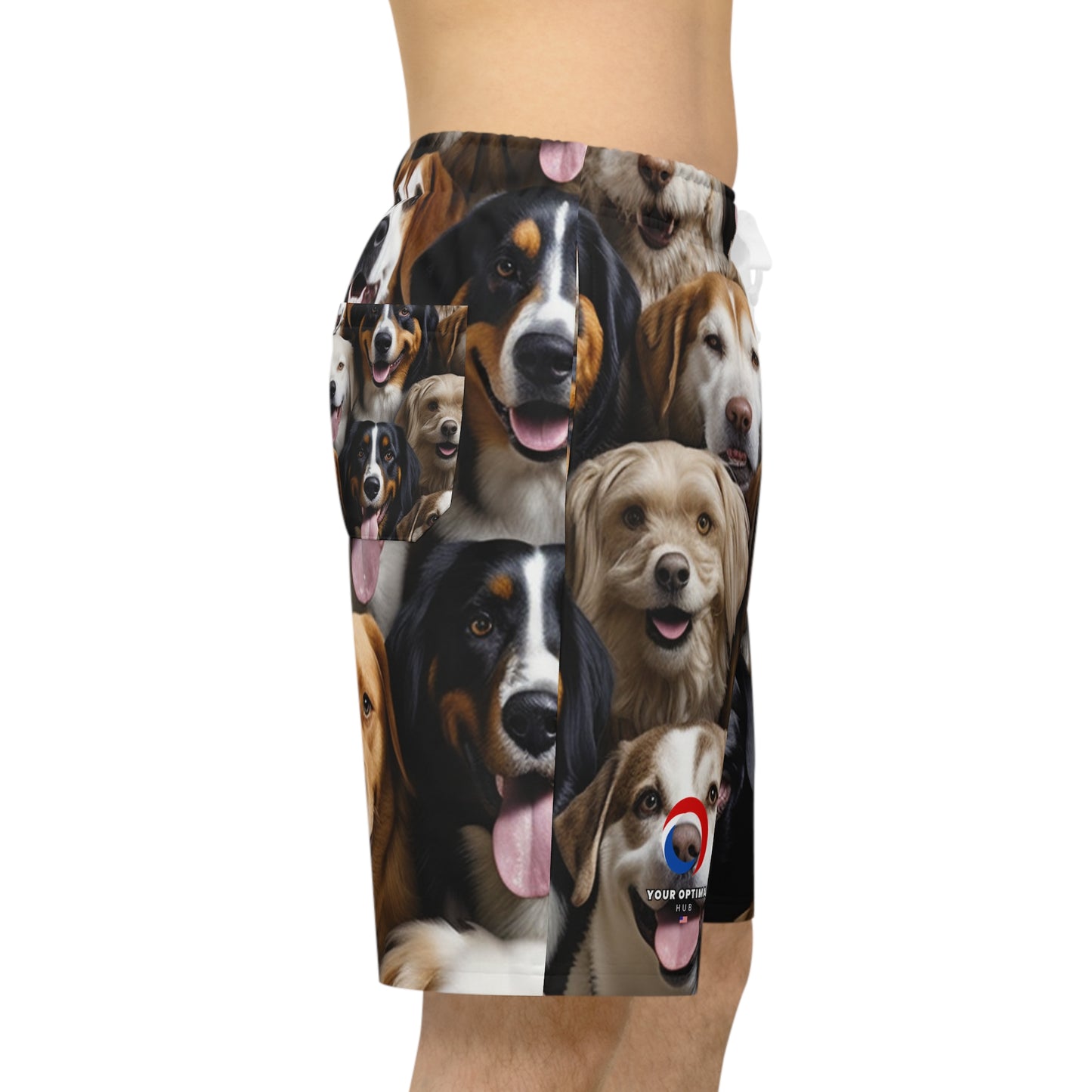 Furry Friends Realistic Dog Shorts - Bold Dog Art Shorts