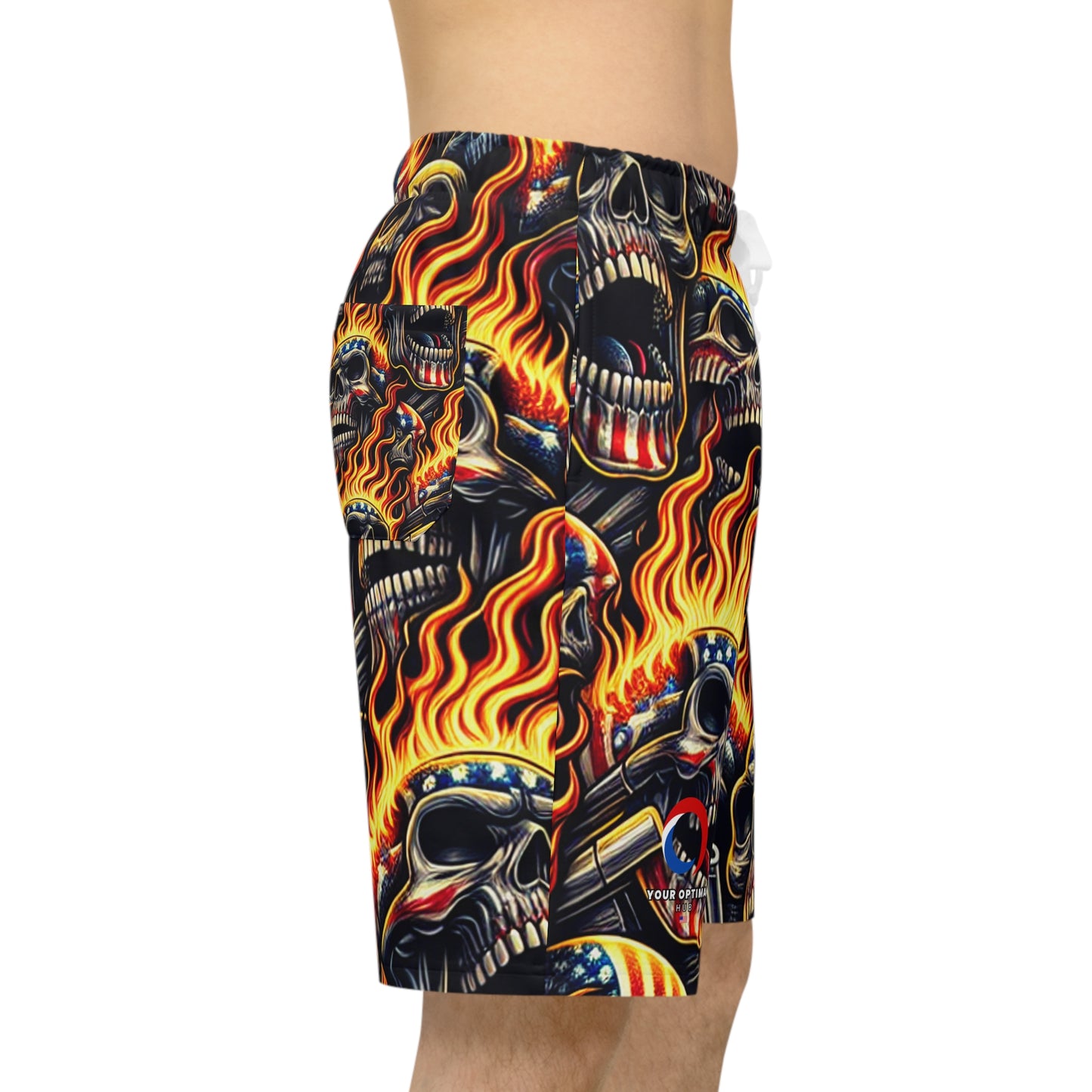 Ghostflame Liberty Shorts - Bold Patriotic Apparel