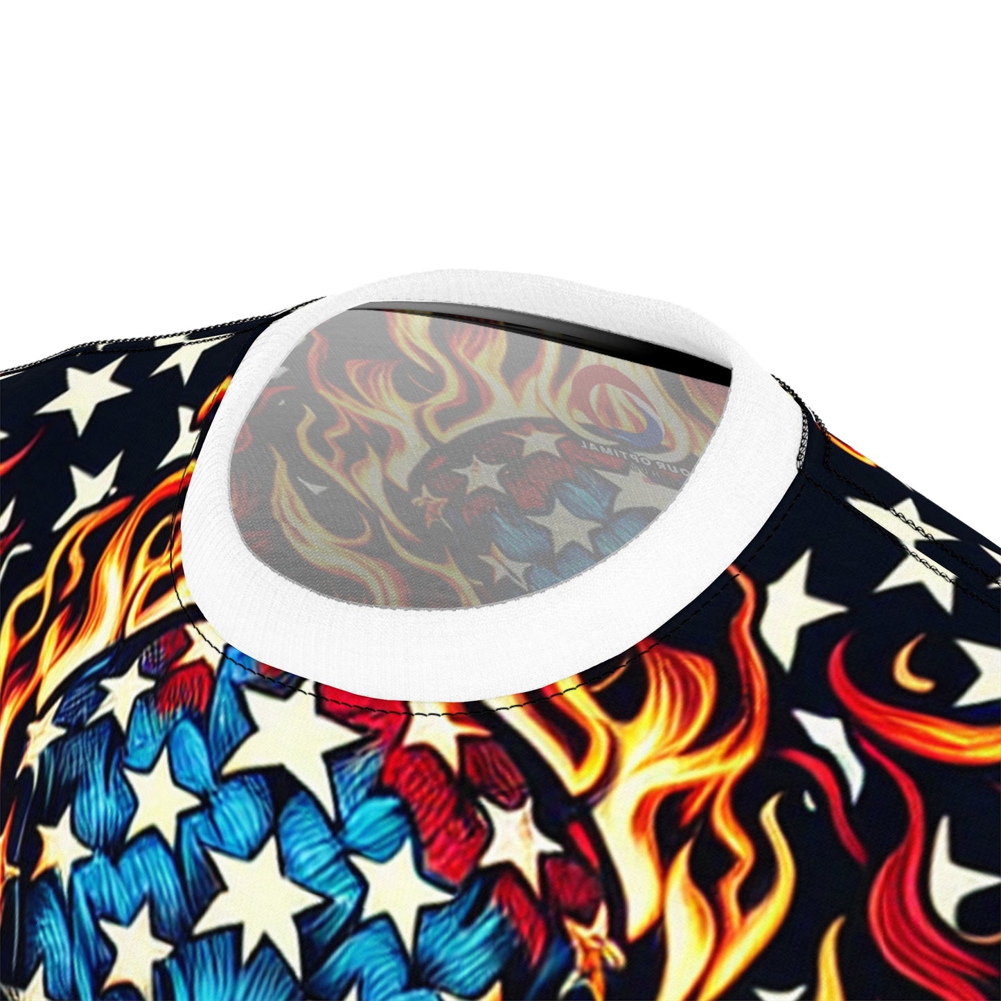 Spiritflame Sovereignty: Ghostly Glare - Patriotic Streetwear Tee