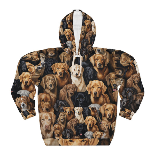 Ultra Photo-Realistic Dog Print Hoodie - Bold Dog Art Hoodie