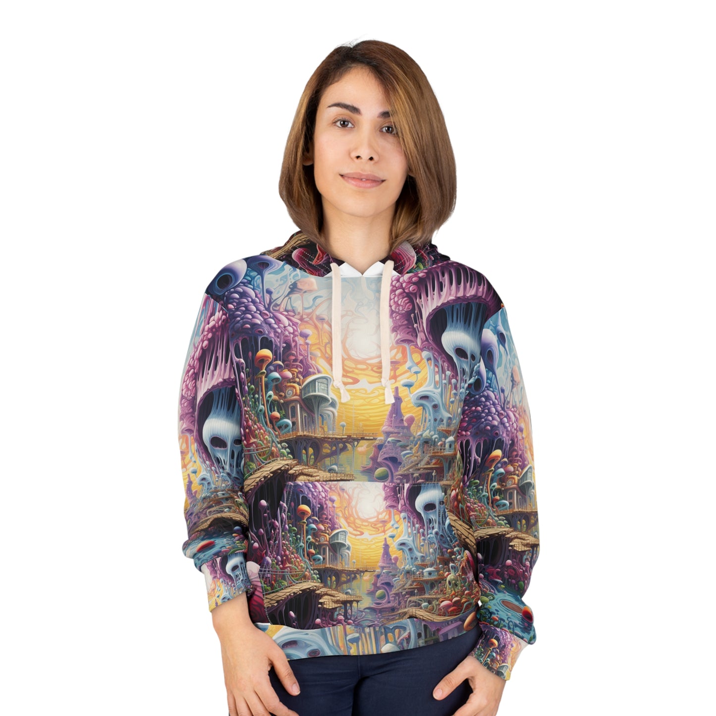 Amelia Santoro - Psychedelic Streetwear Hoodie