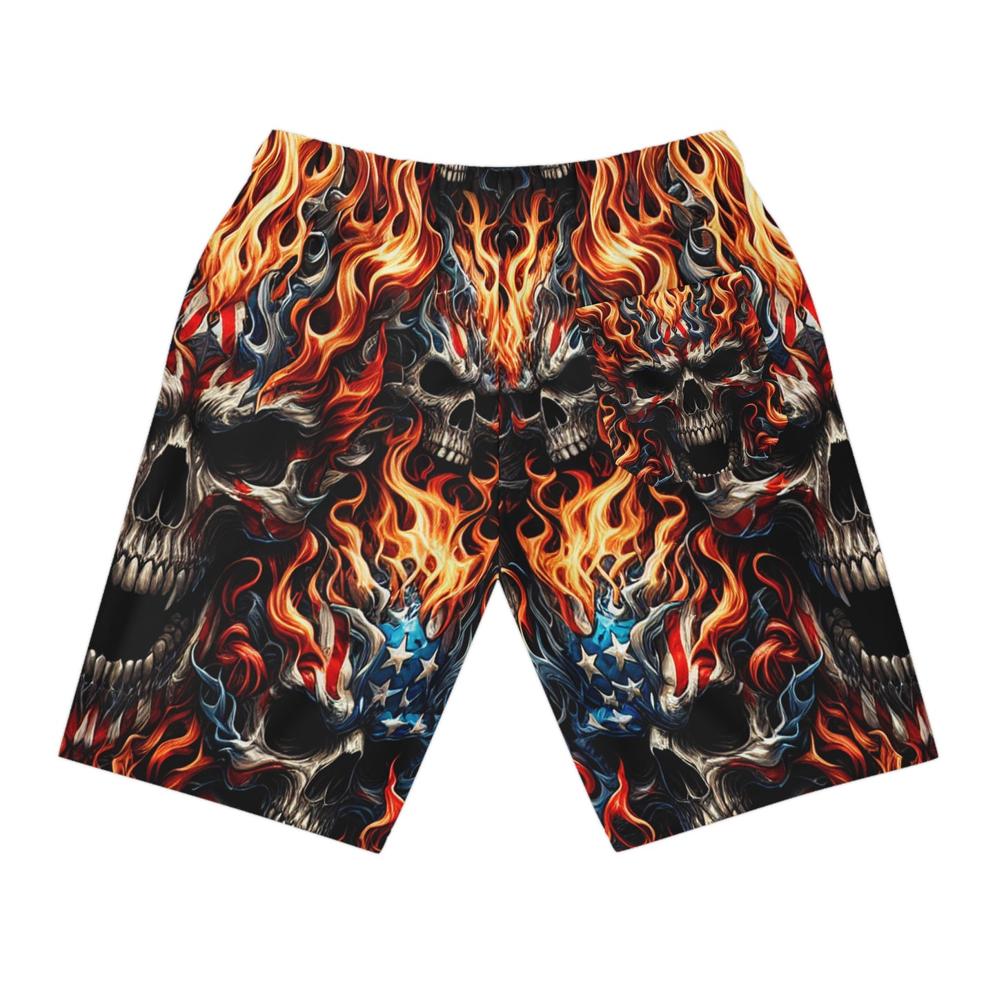 Blaze Fusion Shorts - Bold Patriotic Apparel