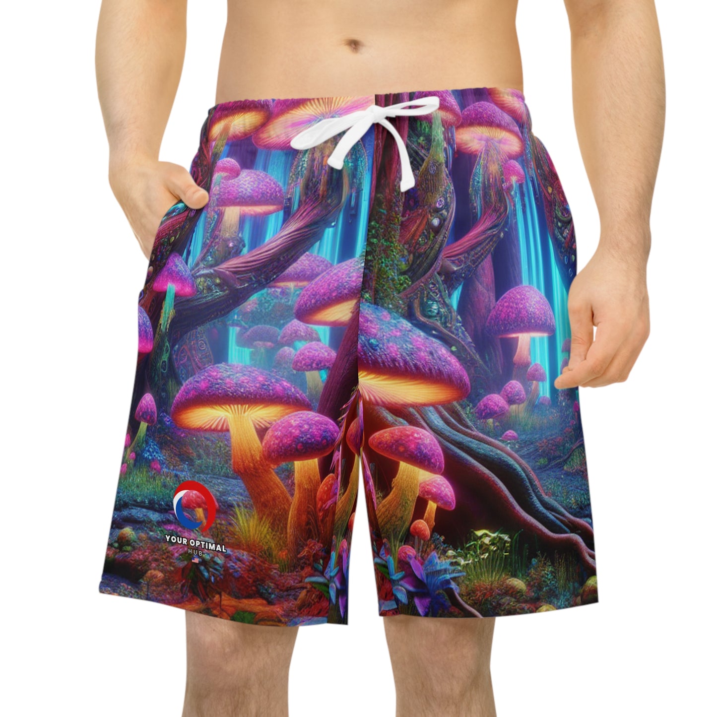 Fidelia Rossini - Psychedelic Streetwear Shorts