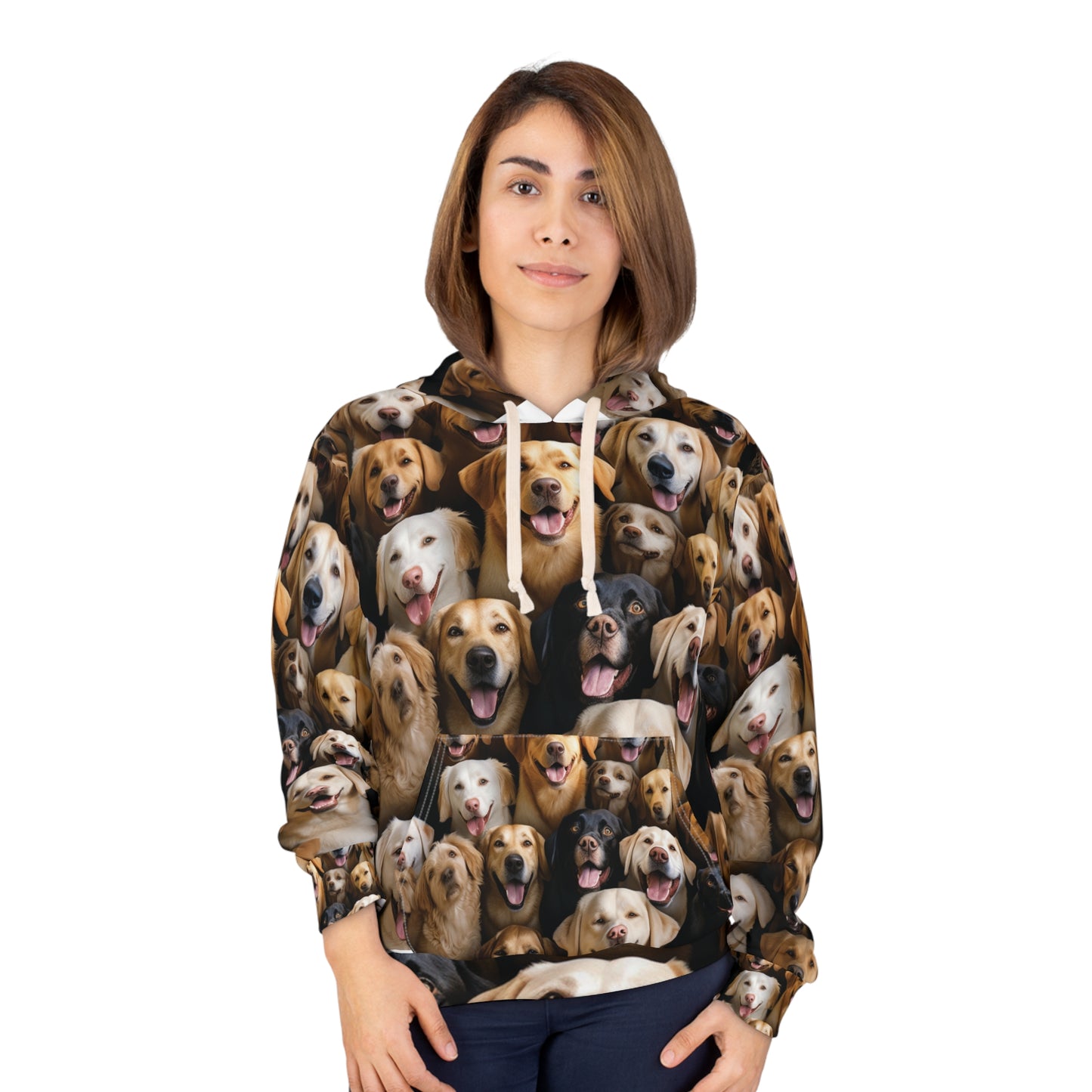 Ultra-Fine Dog Print Hoodie - Bold Dog Art Hoodie