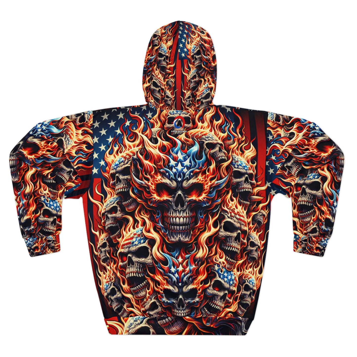 Eternal Flames Enigma Hoodie - Patriotic Streetwear