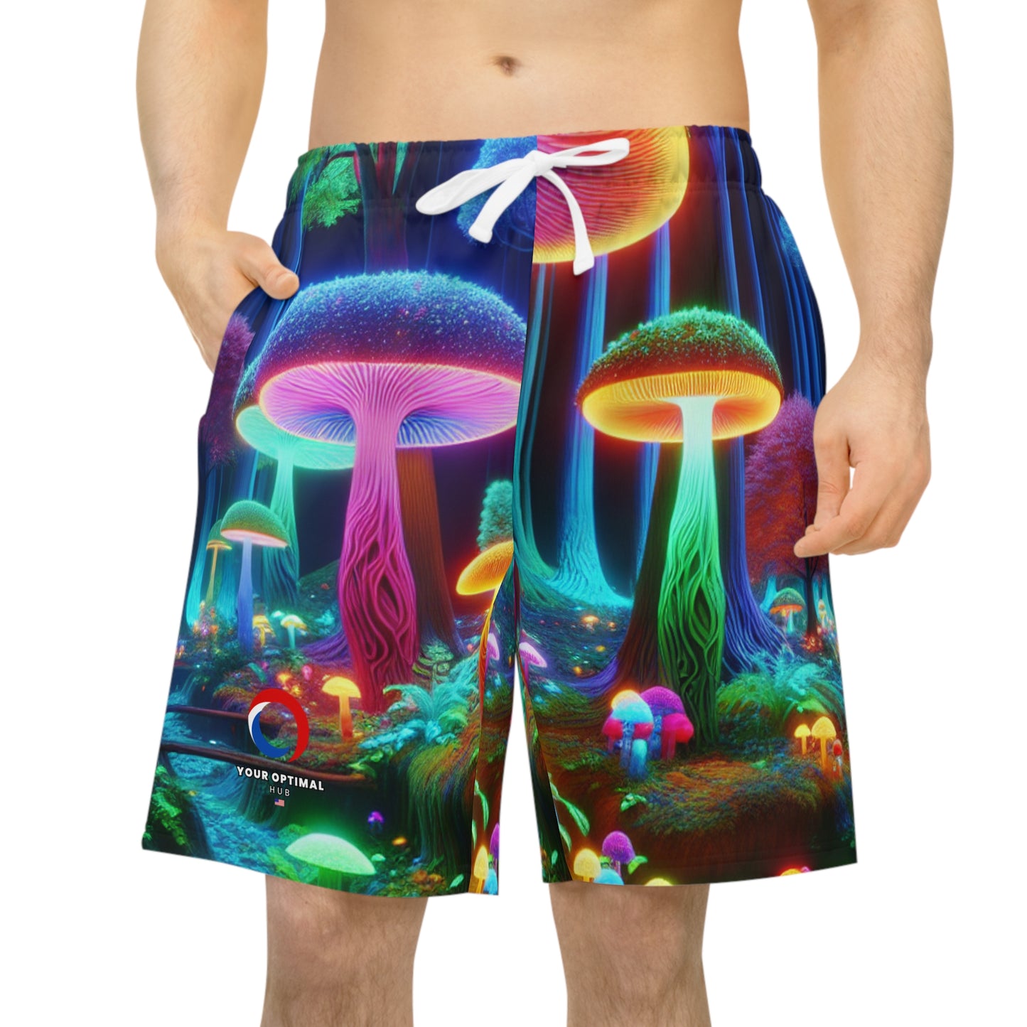 Emilia Bellisario - Blacklight Reactive Shorts