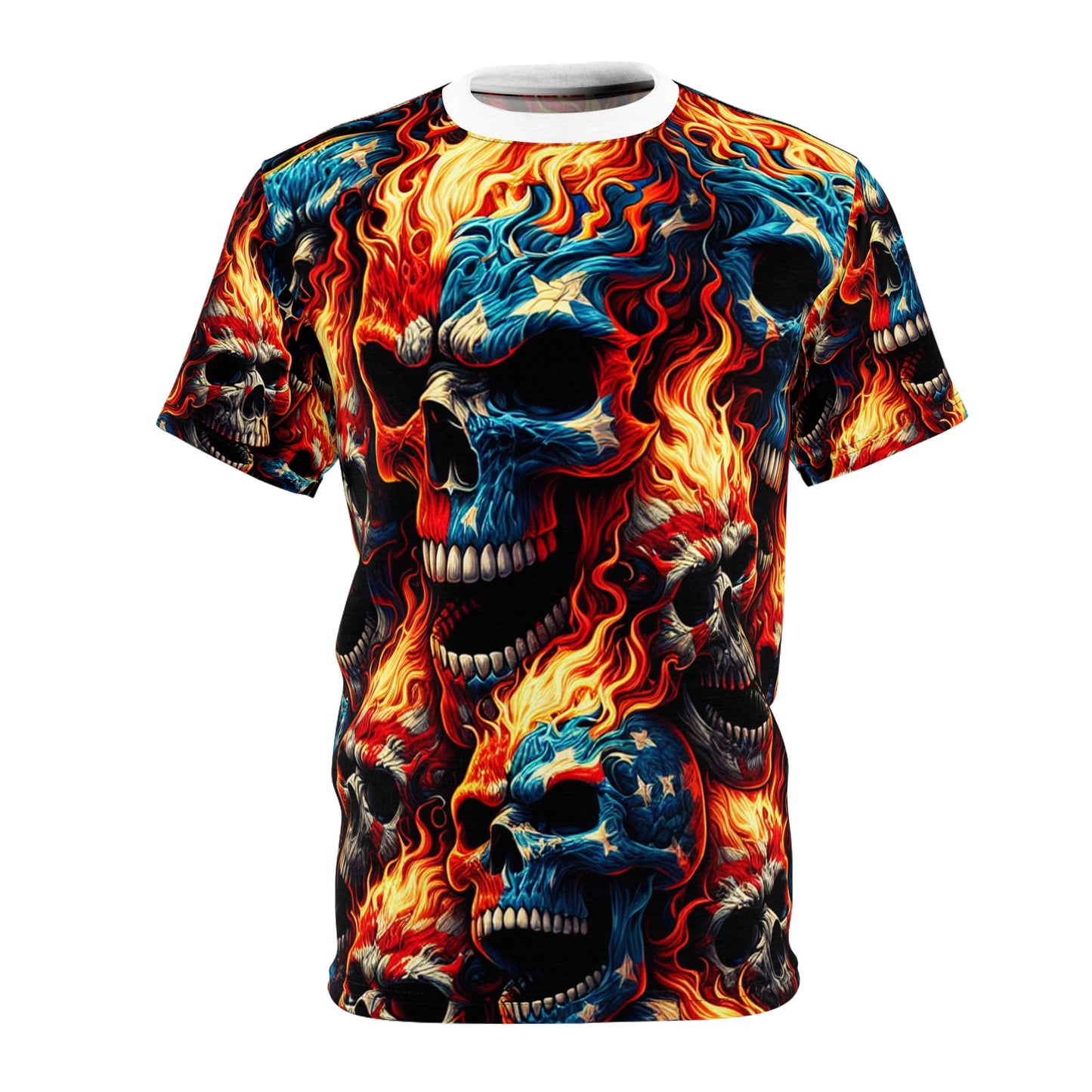 Eternal Ember Enigma Tee - Patriotic Streetwear