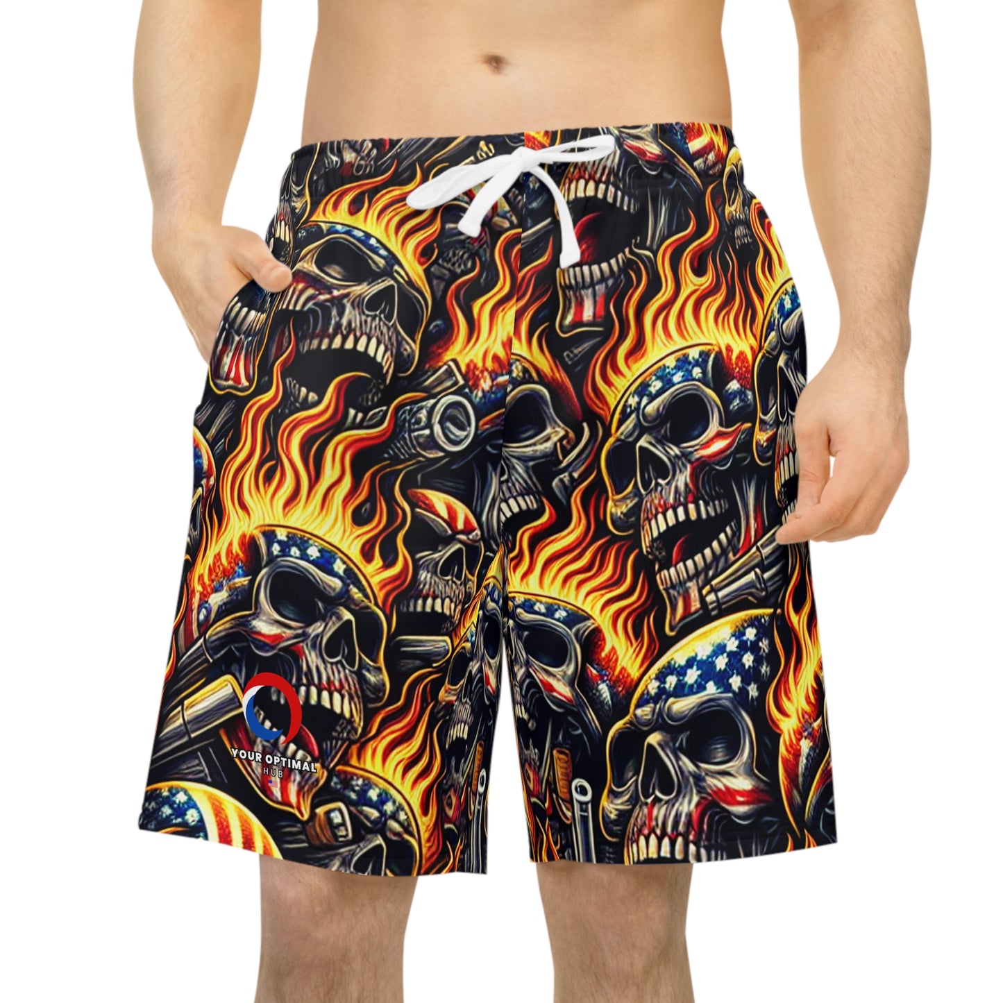 Ghostflame Liberty Shorts - Bold Patriotic Apparel